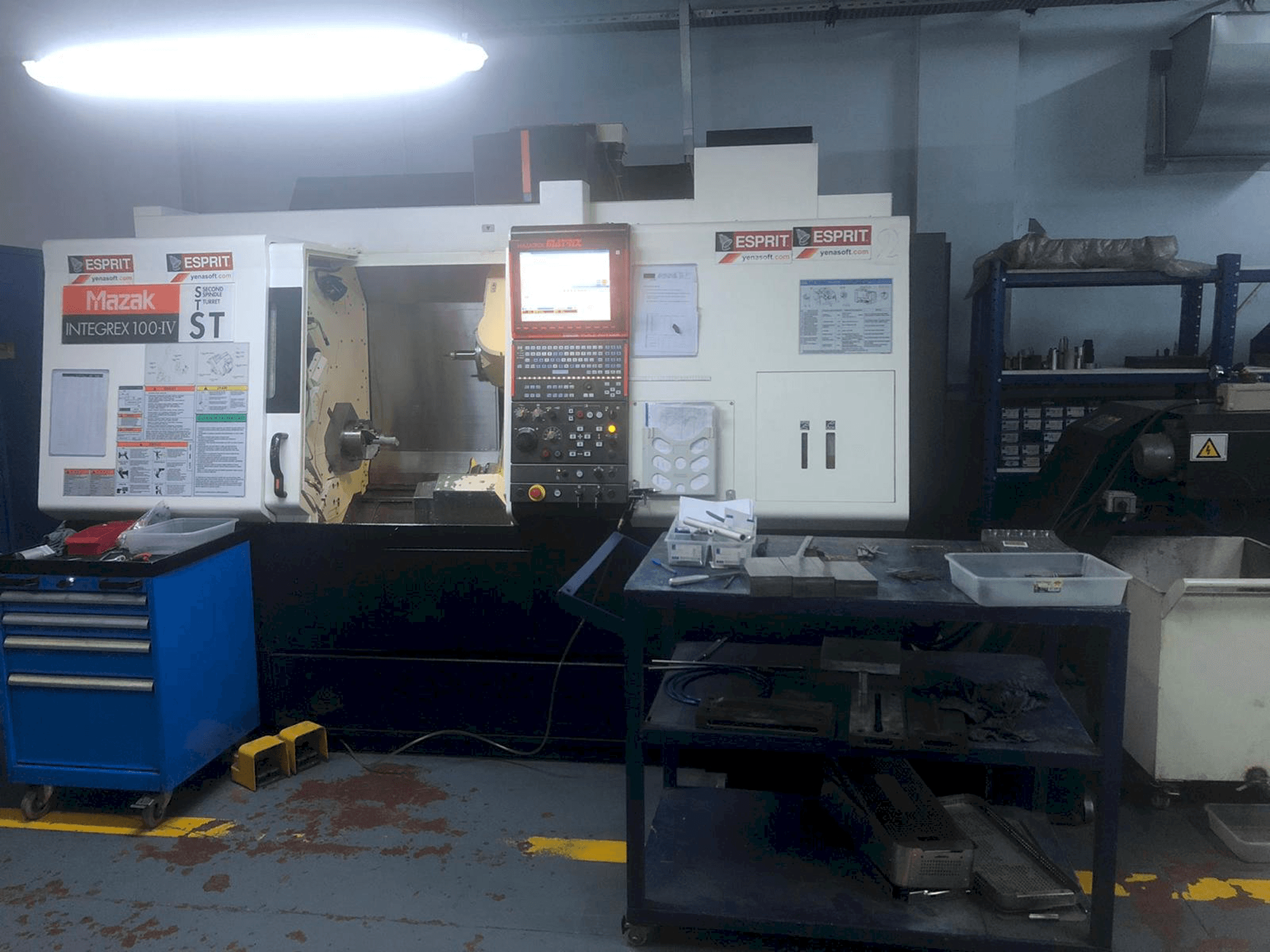 Widok z przodu maszyny Mazak Mazak Integrex 100 ST