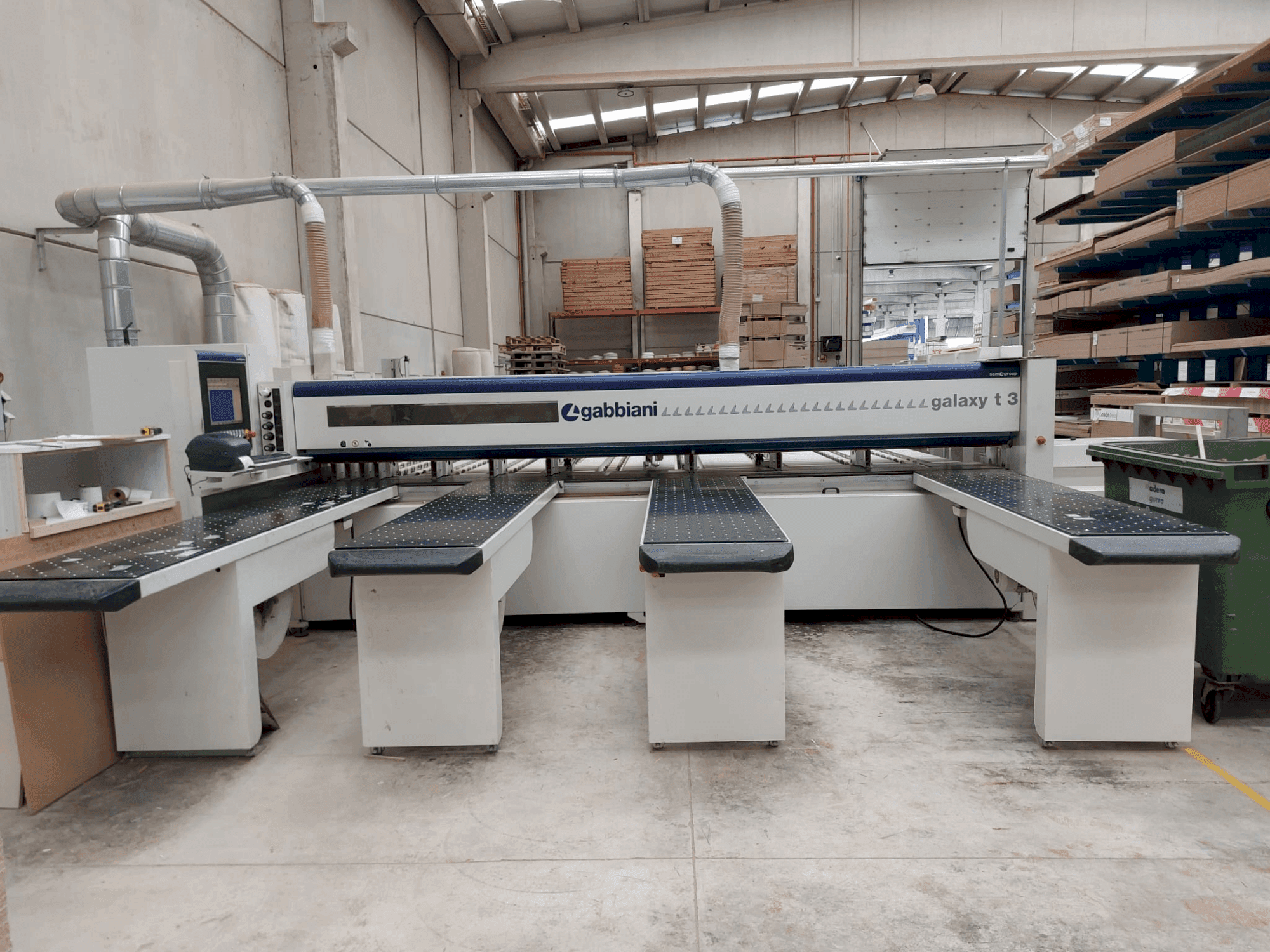 Widok z przodu maszyny SCM Gabbiani Galaxy T3 110A