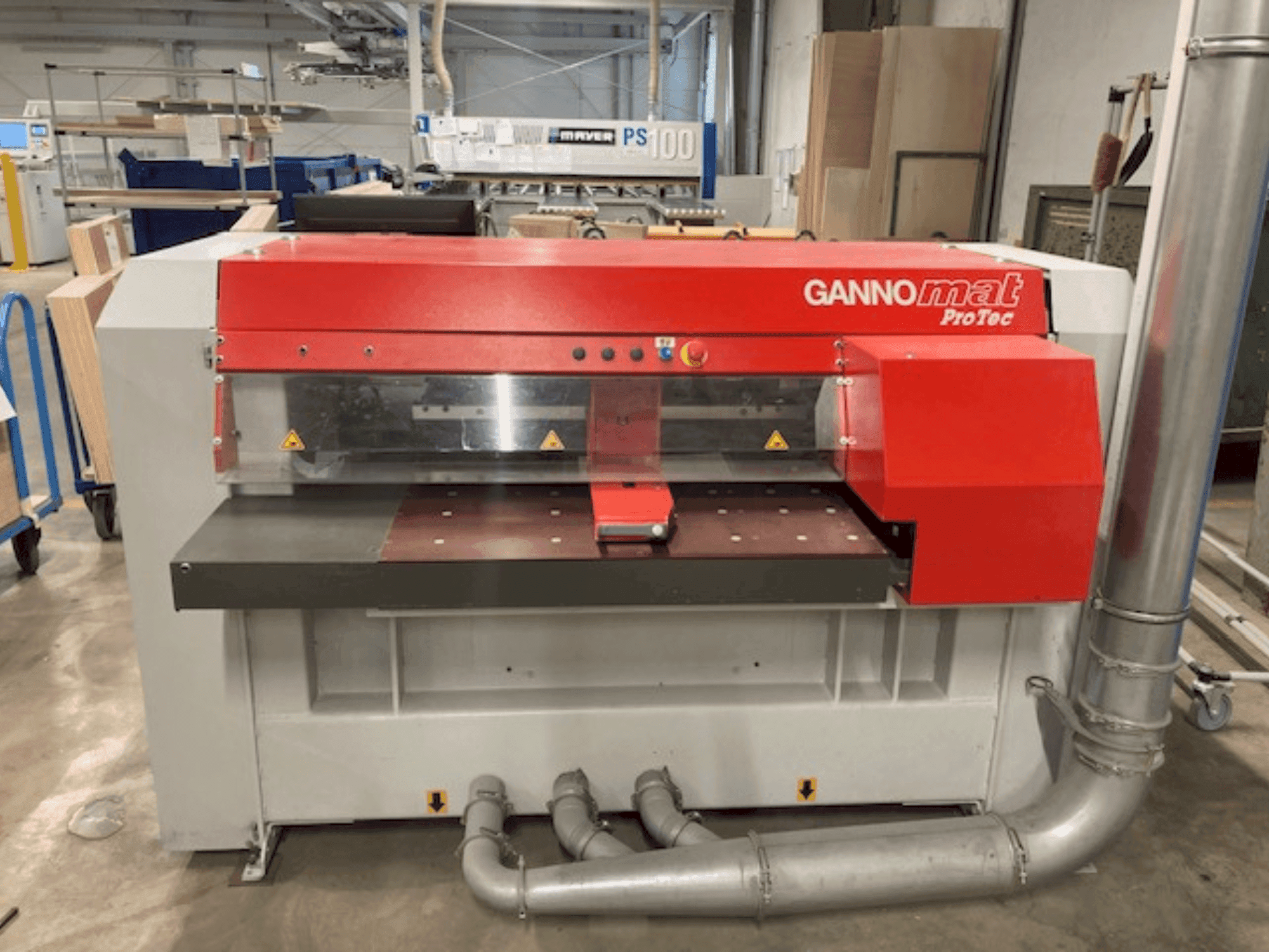 Widok z przodu maszyny GANNOMAT ProTec 571