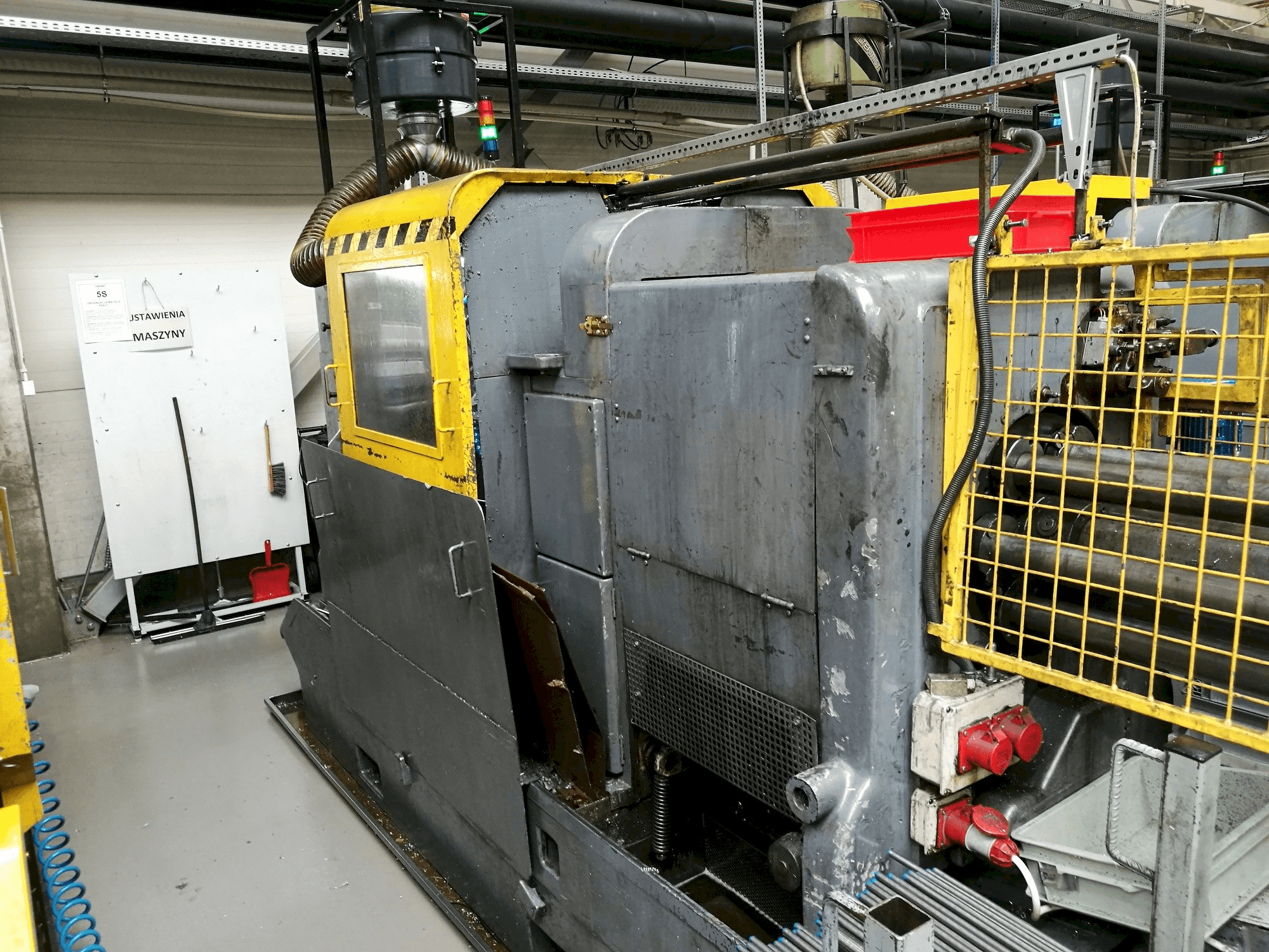 Widok z przodu maszyny Wickman 1 3/8"-6