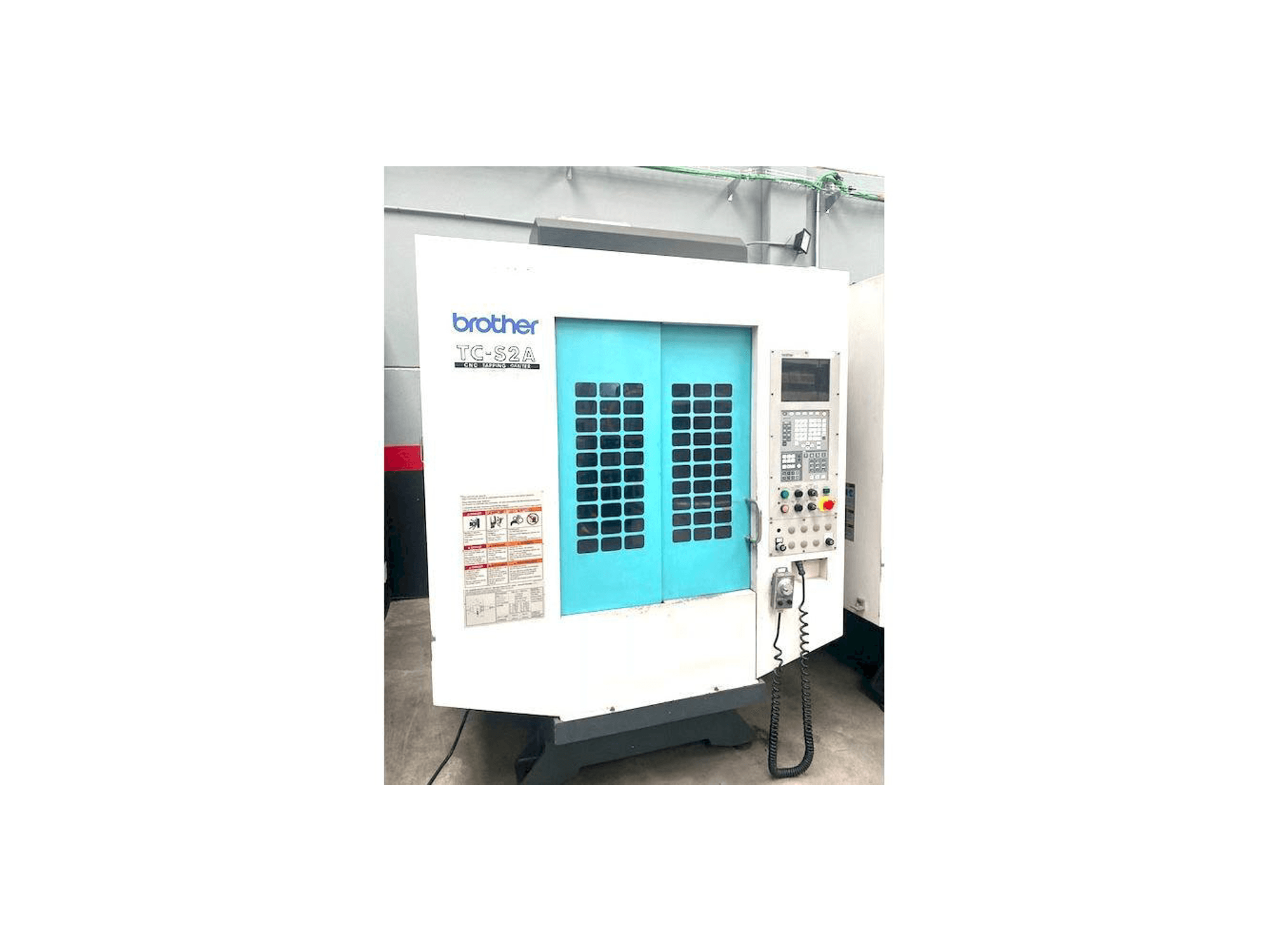 Widok z przodu maszyny Brother TC-S2A