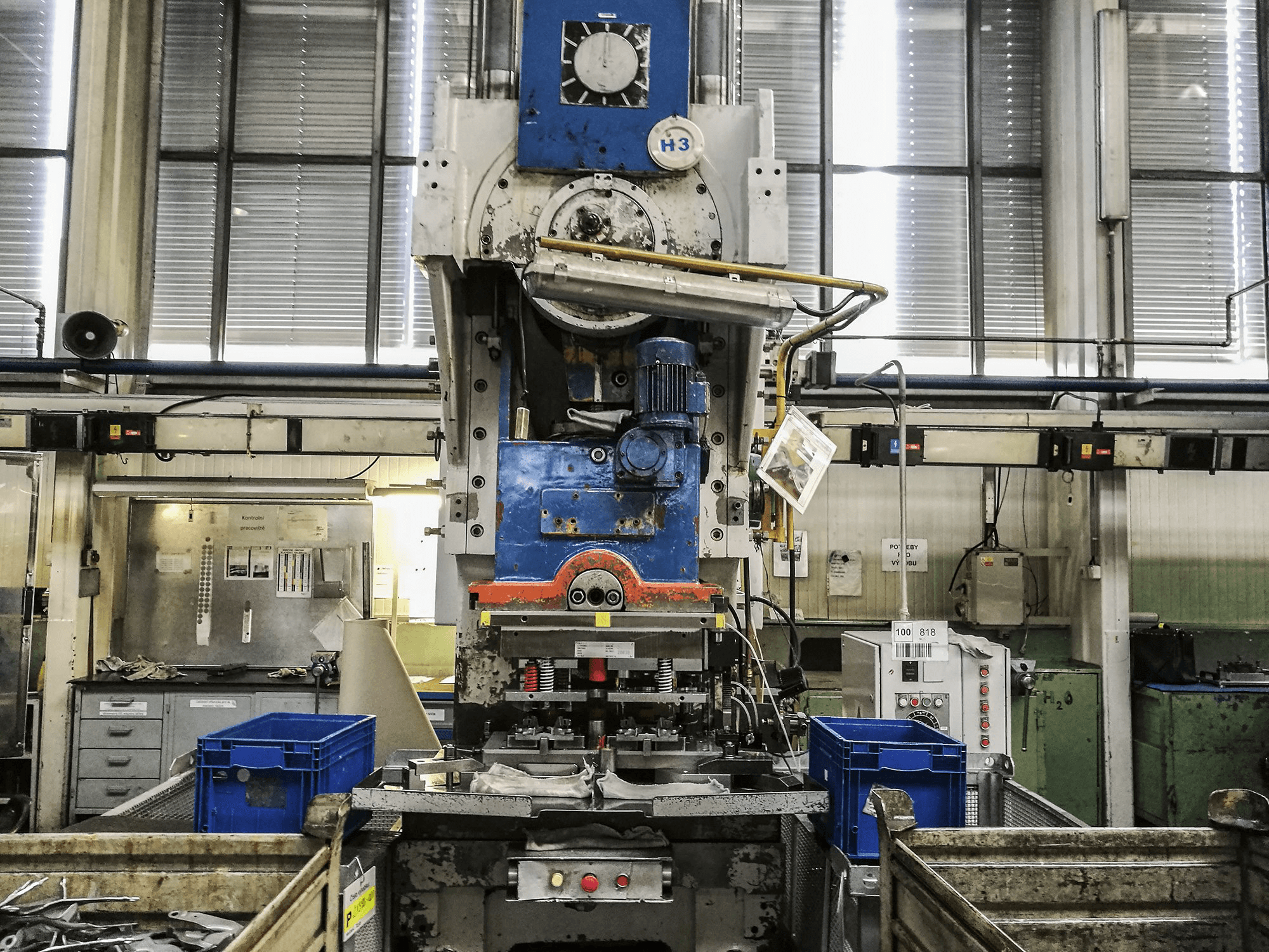 Widok z przodu maszyny ZTS LEK-160