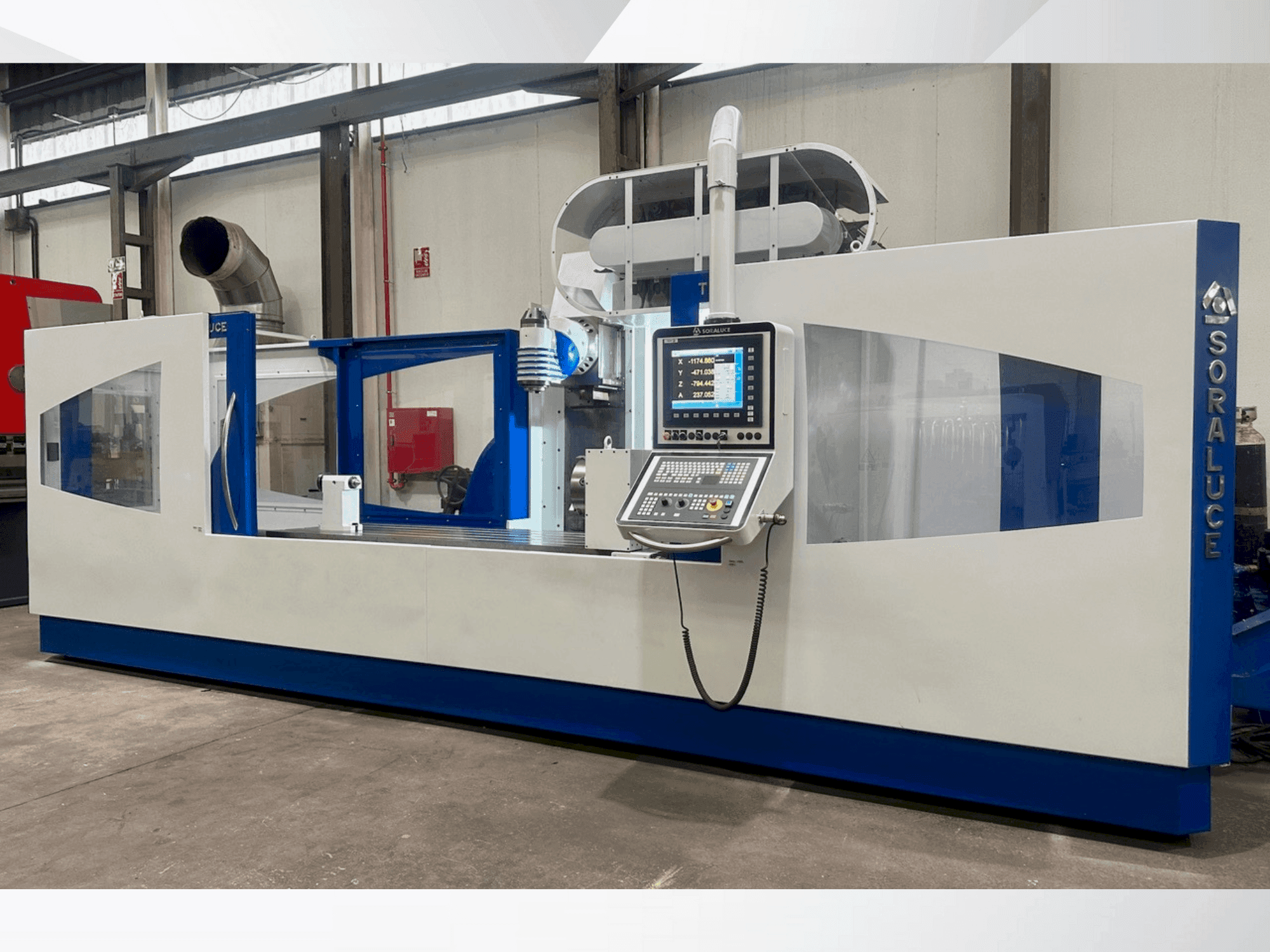 Widok z przodu maszyny Soraluce TA-25A