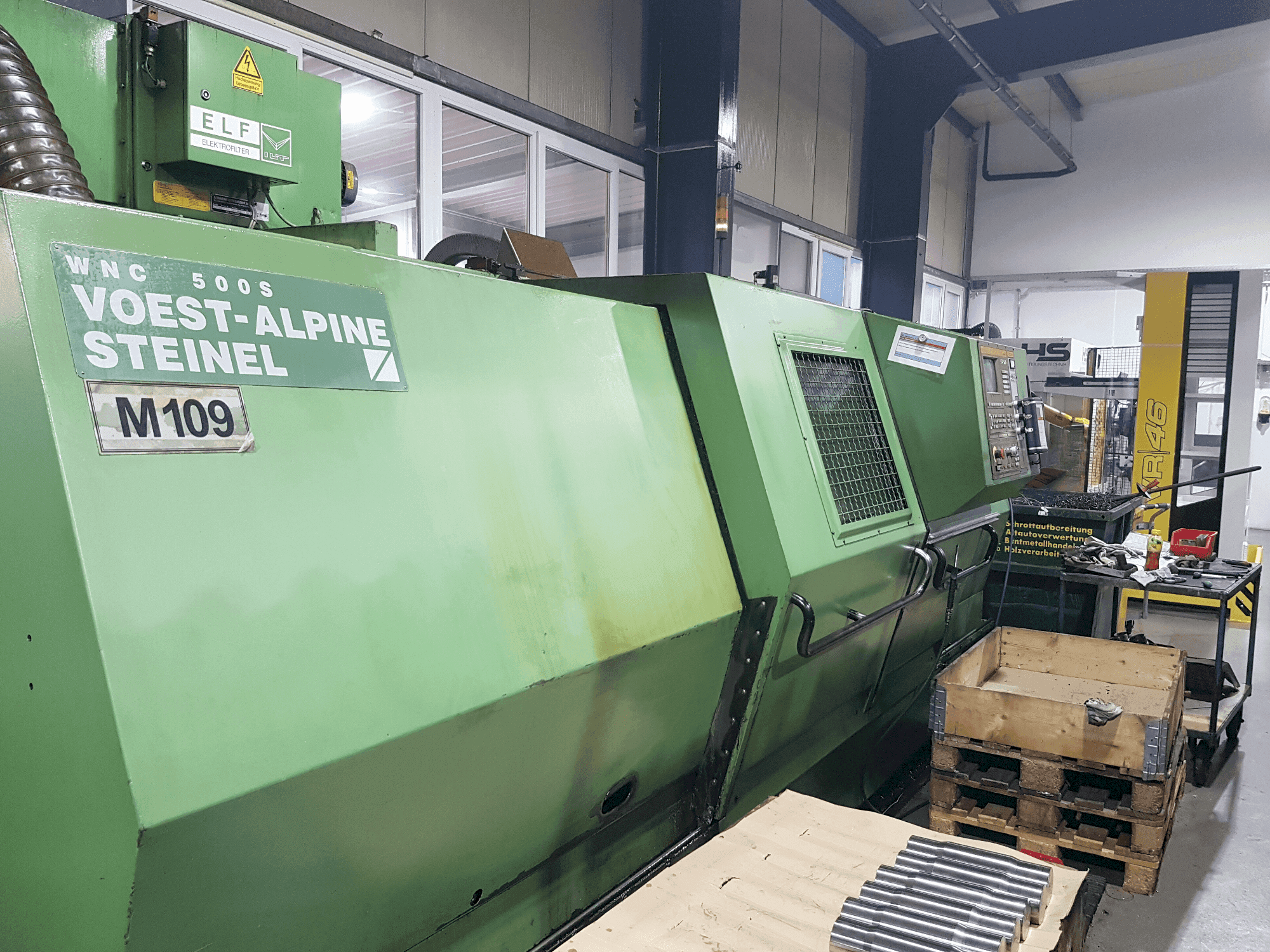 Widok z przodu maszyny Voest Alpine WNC 500 S/1.6