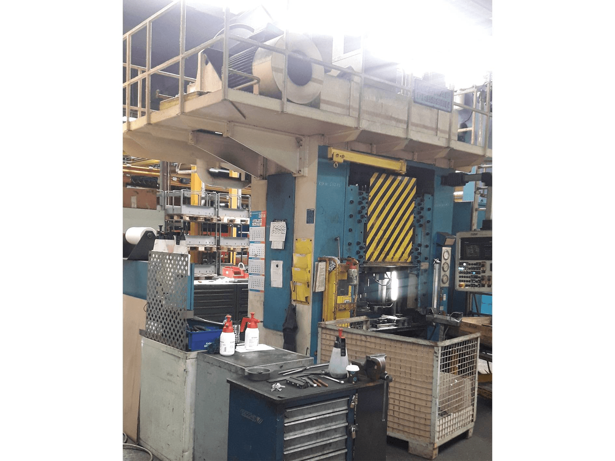 Widok z przodu maszyny HYDRAP HPDZB 250