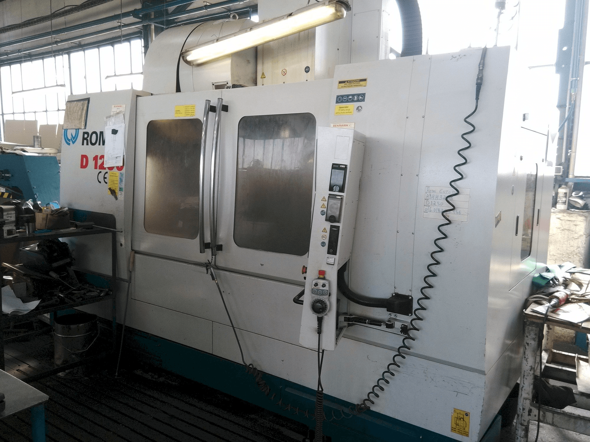 Widok z przodu maszyny Romi D 1250