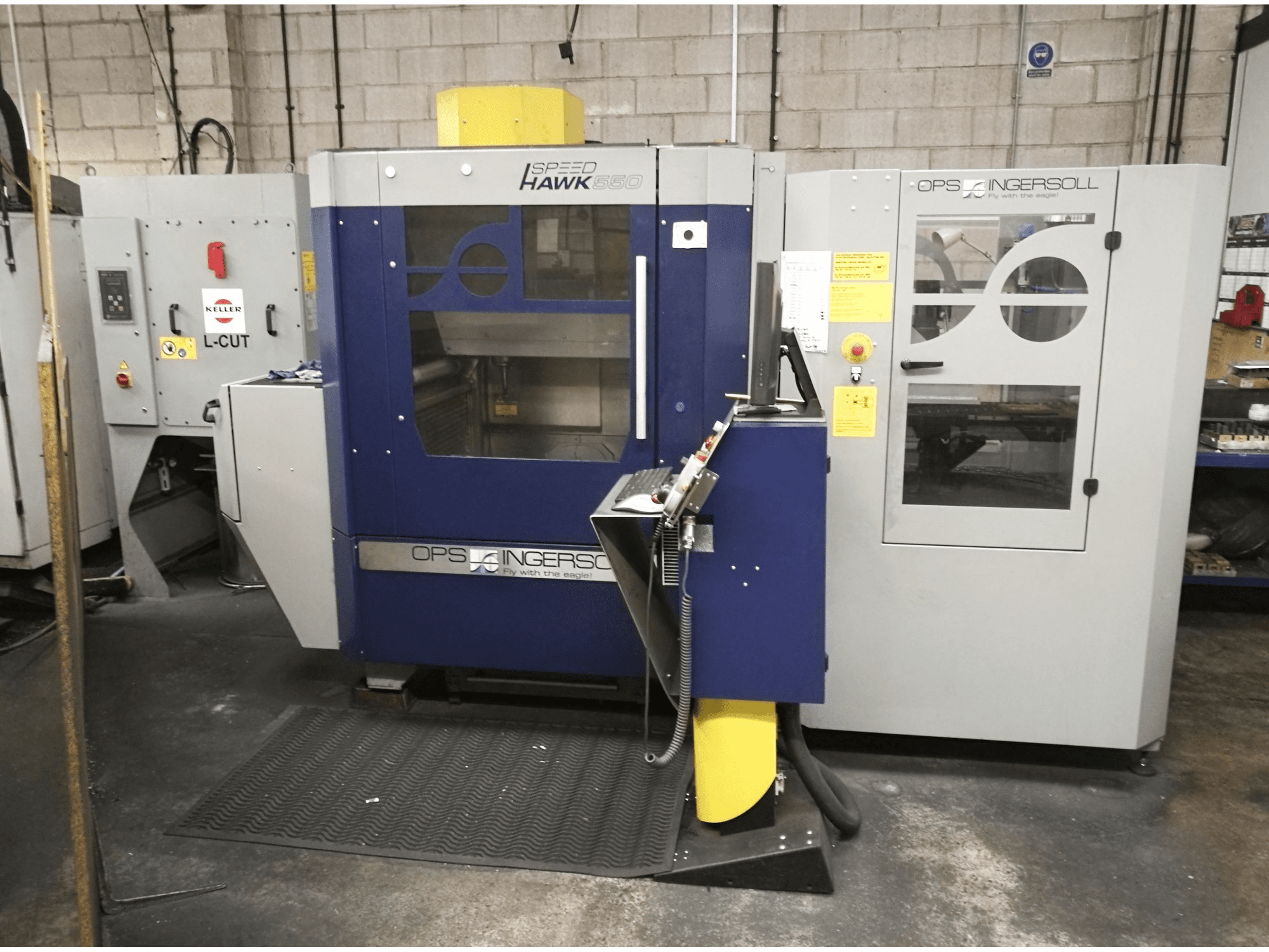 Widok z przodu maszyny OPS-INGERSOLL Speed Hawk 550