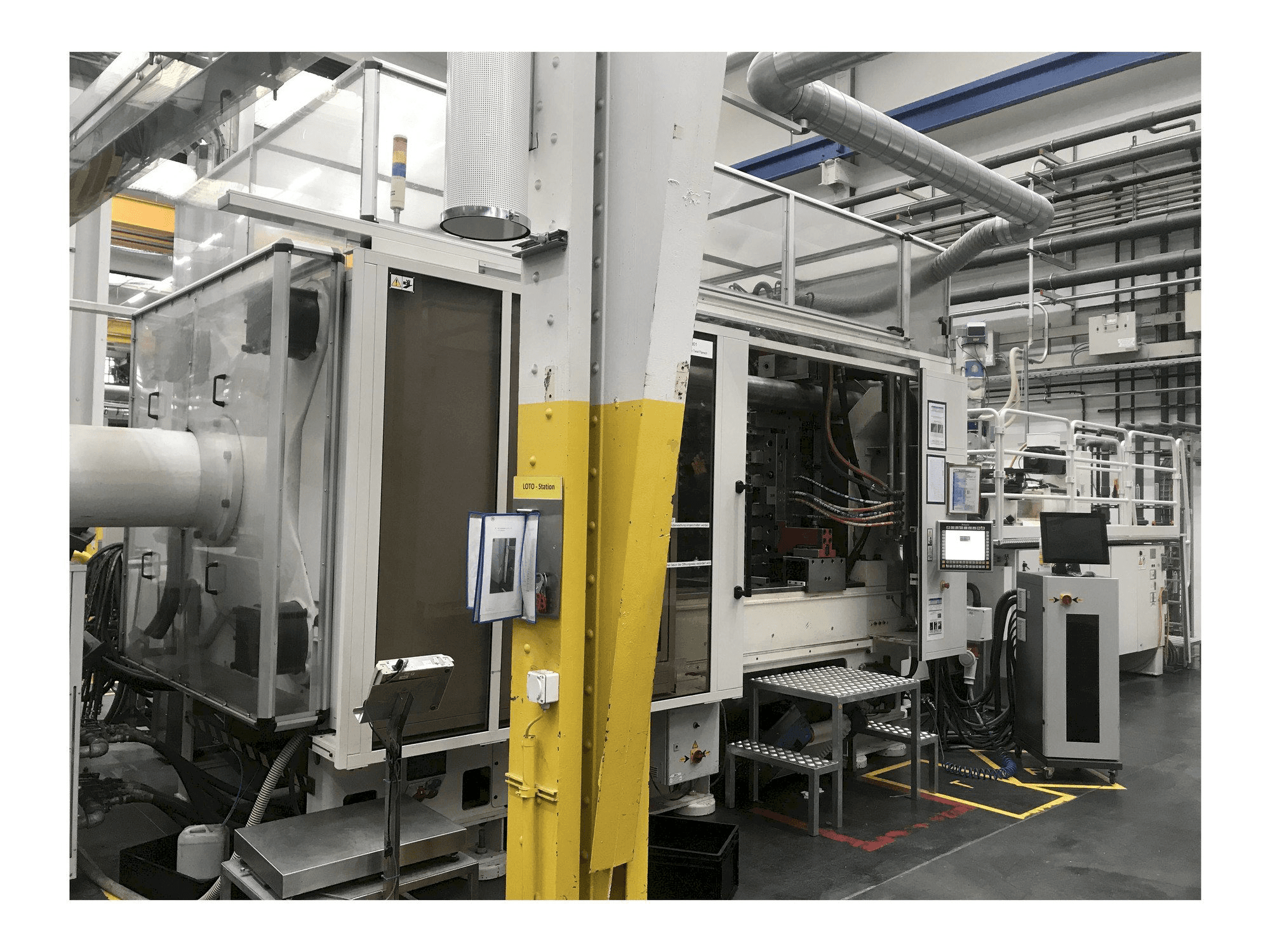 Widok z przodu maszyny Husky H650 RS 80/65