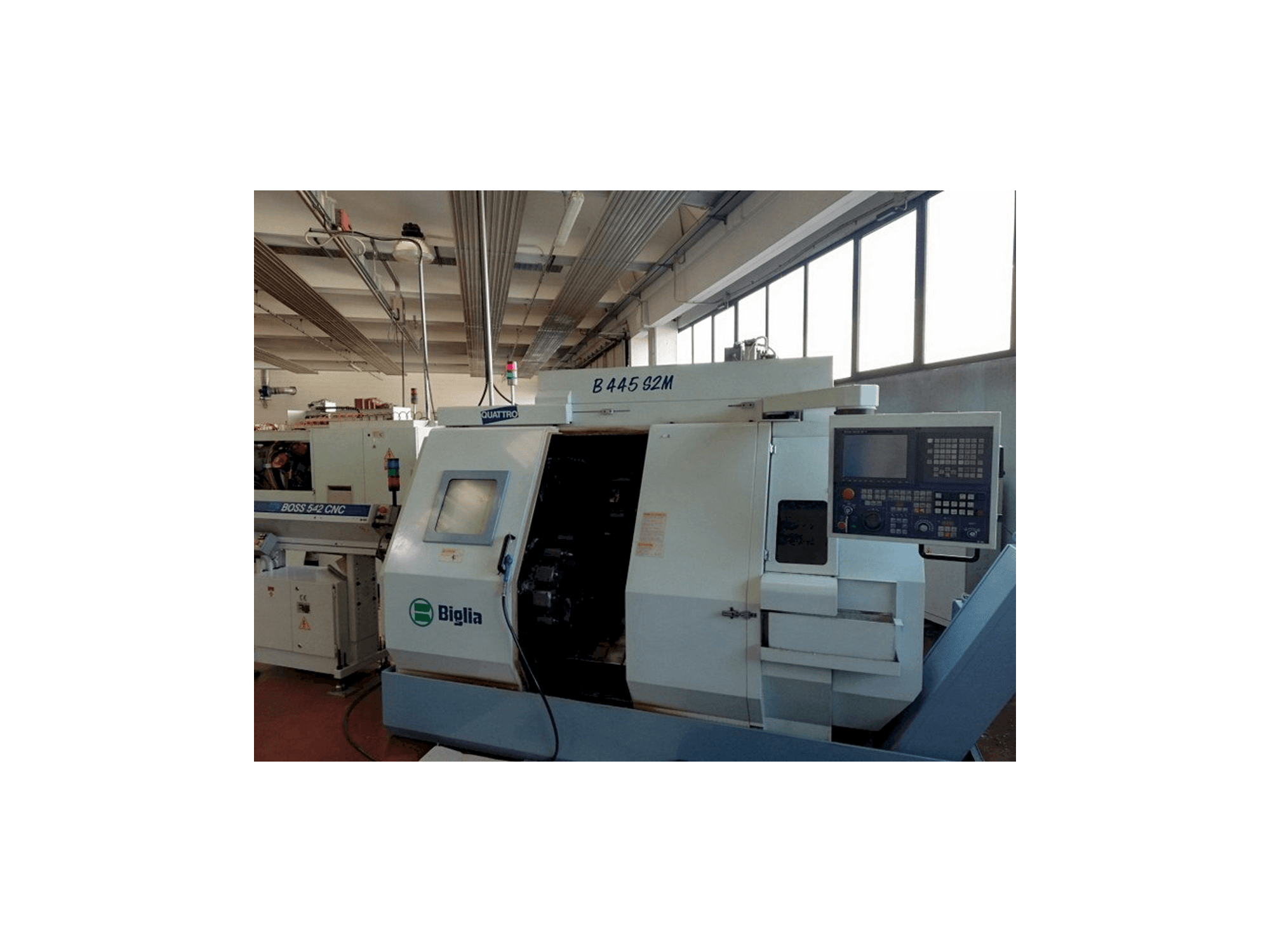 Widok z przodu maszyny Biglia B 445 S2M