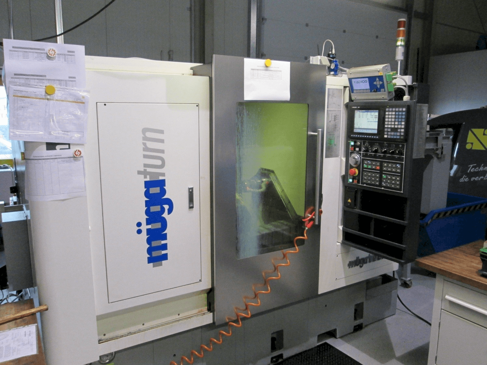 Widok z przodu maszyny Muga iTwin