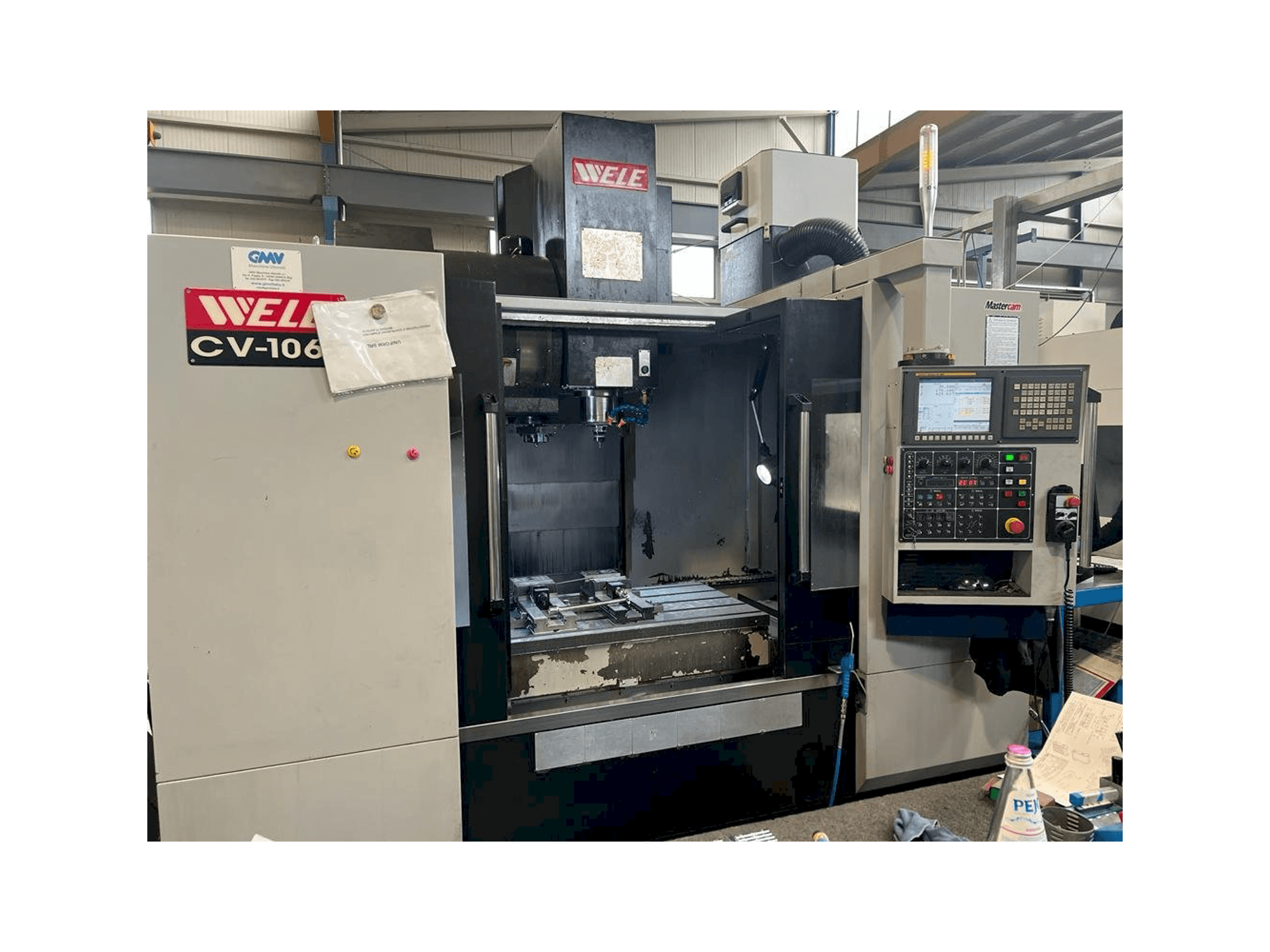 Widok z przodu maszyny Wele CV 1060