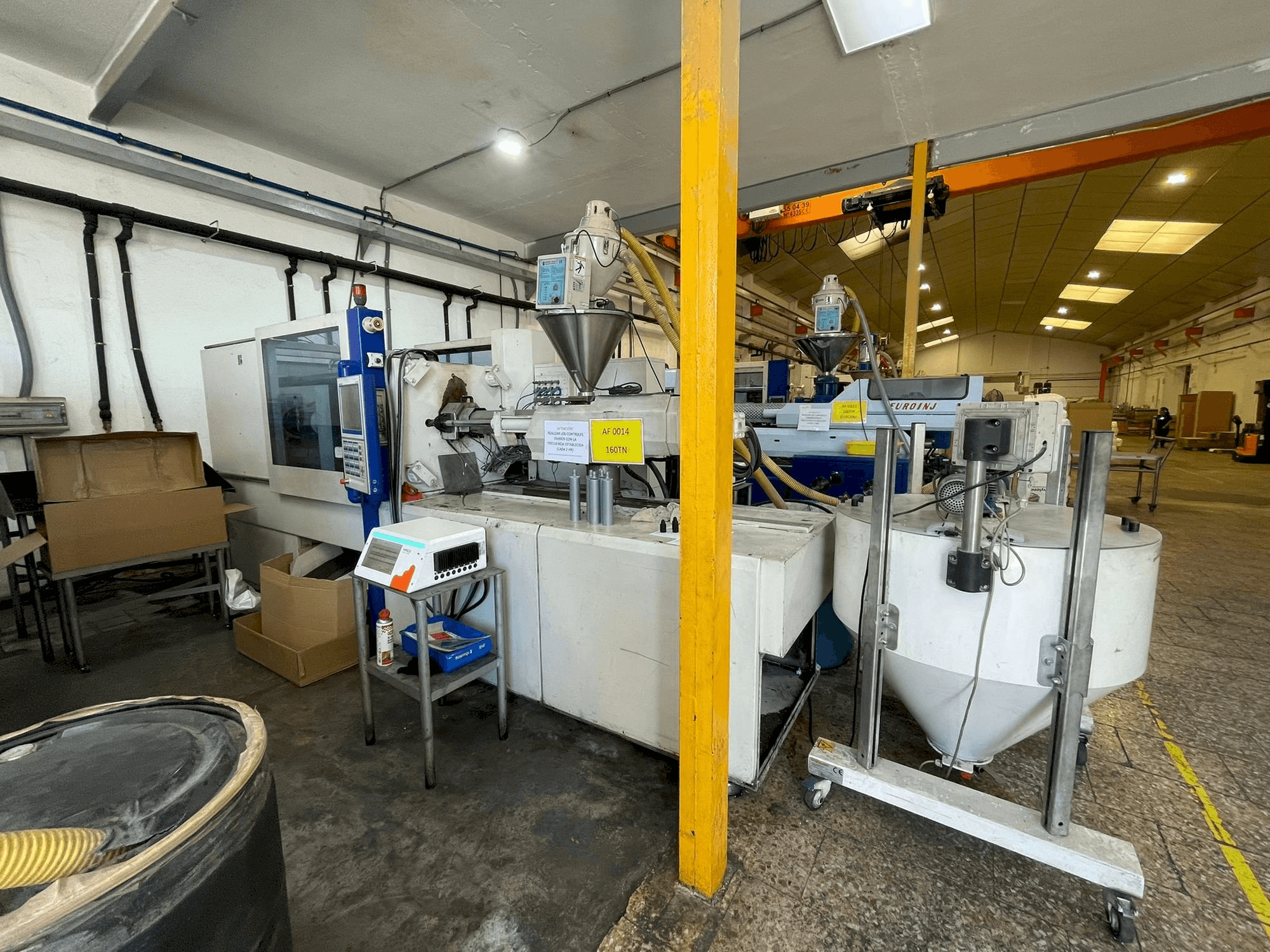 Widok z przodu maszyny Battenfeld HM 160/525 E