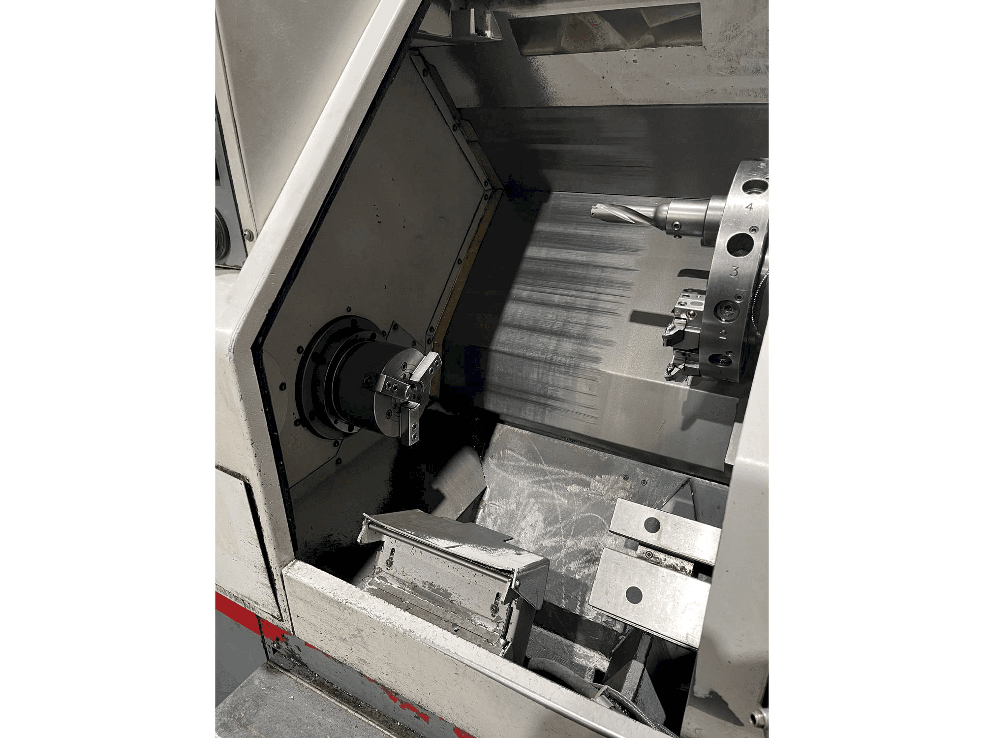 Obszar pracy maszyny Cincinnati Hawk TC150