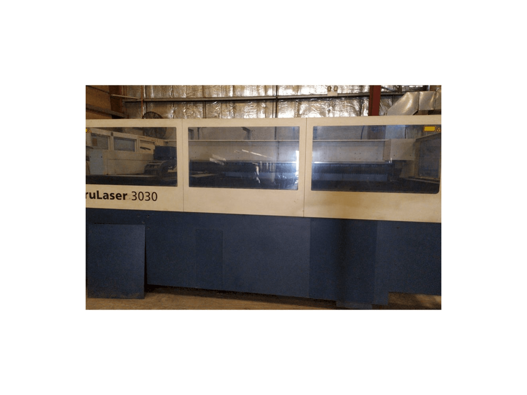 Widok z przodu maszyny Trumpf TruLaser 3030