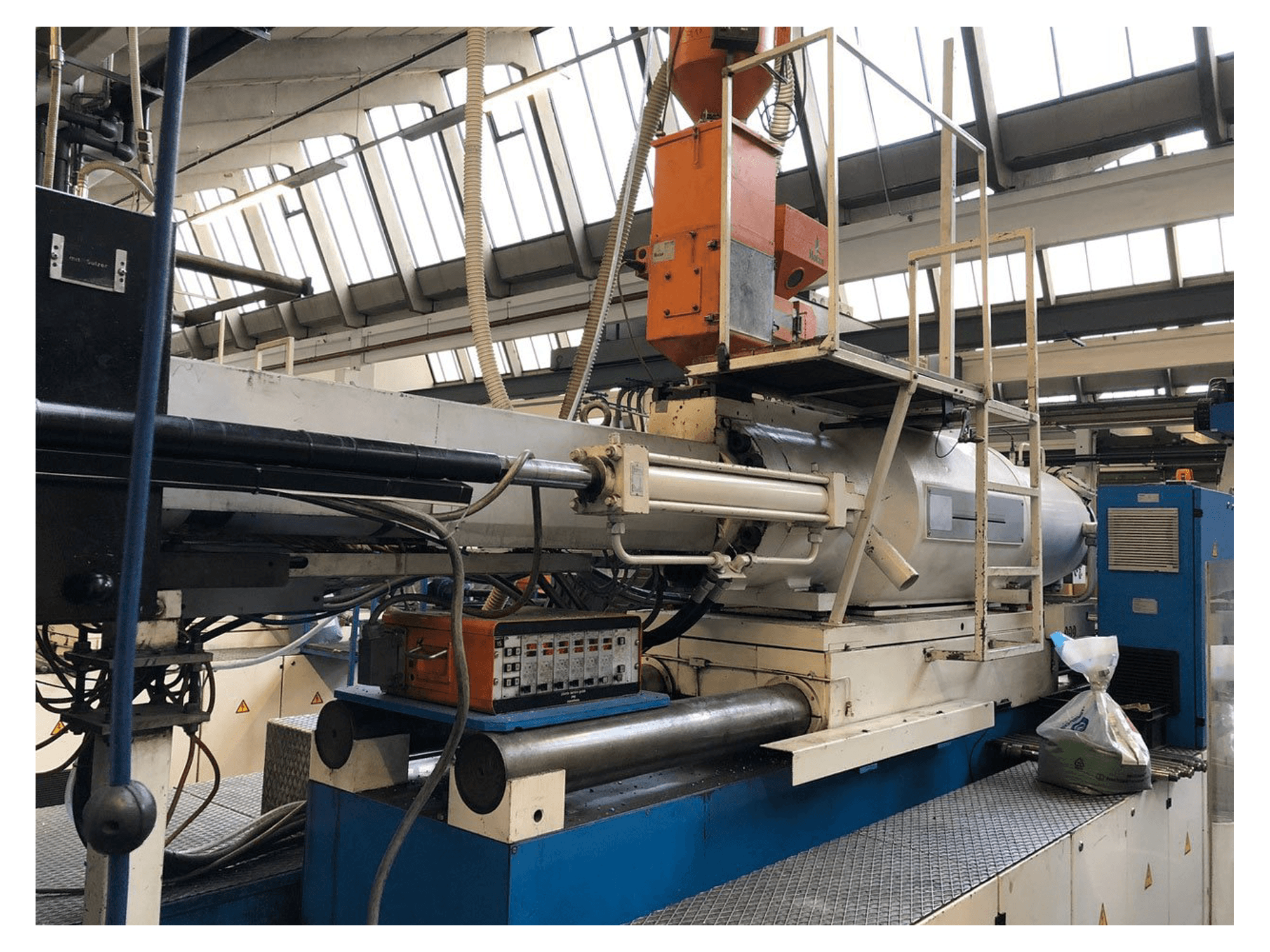 Obszar pracy maszyny ENGEL ES 7000/800