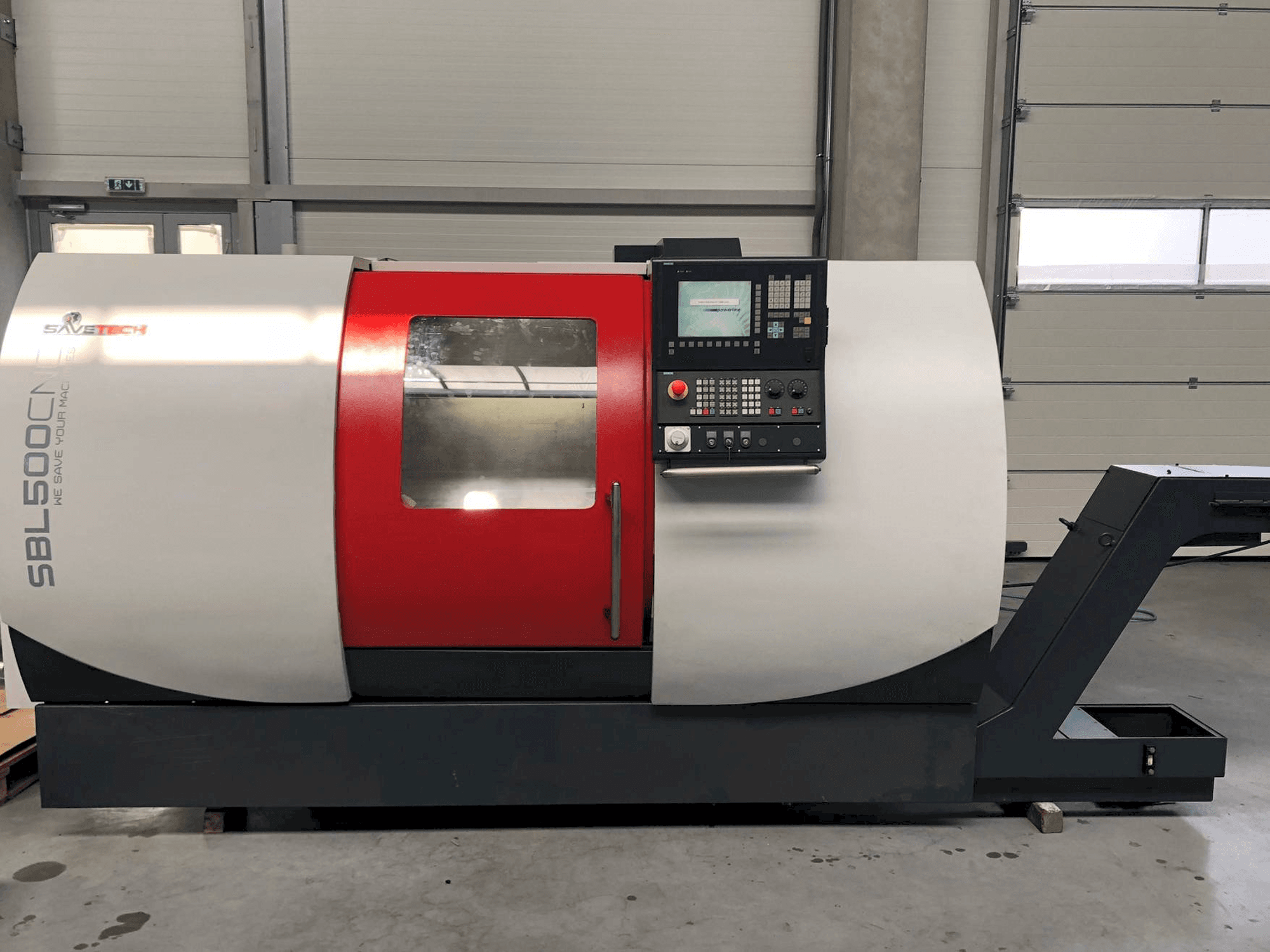 Widok z przodu maszyny TRENS SBL 500/750