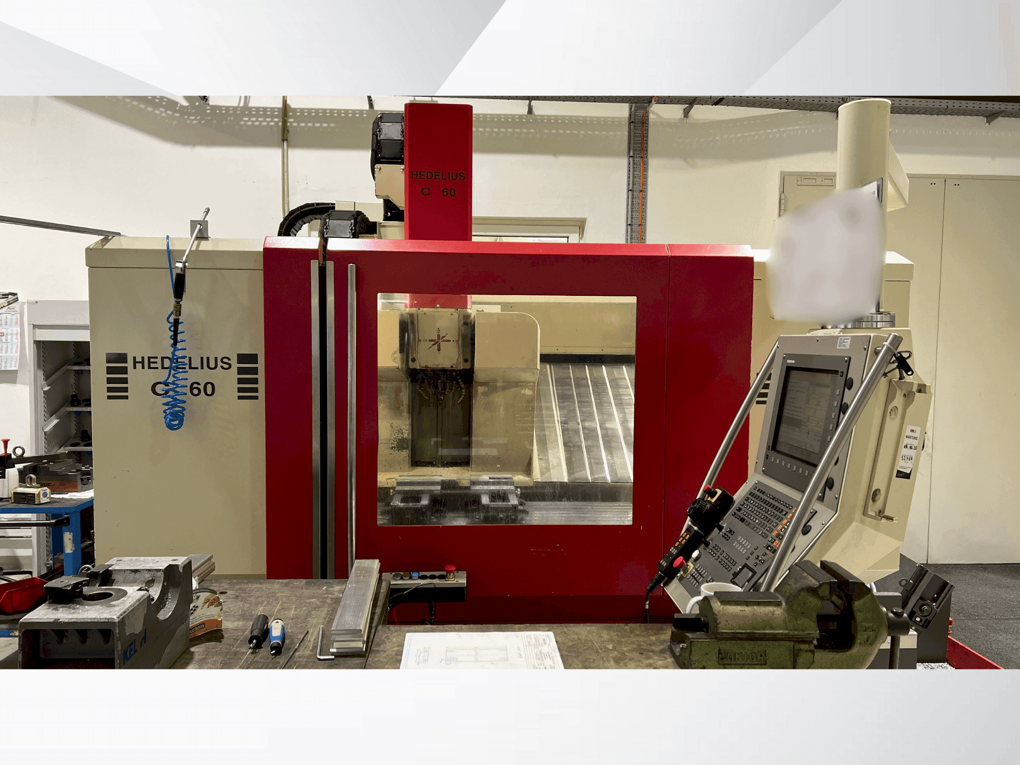 Widok z przodu maszyny HEDELIUS C60S-1200