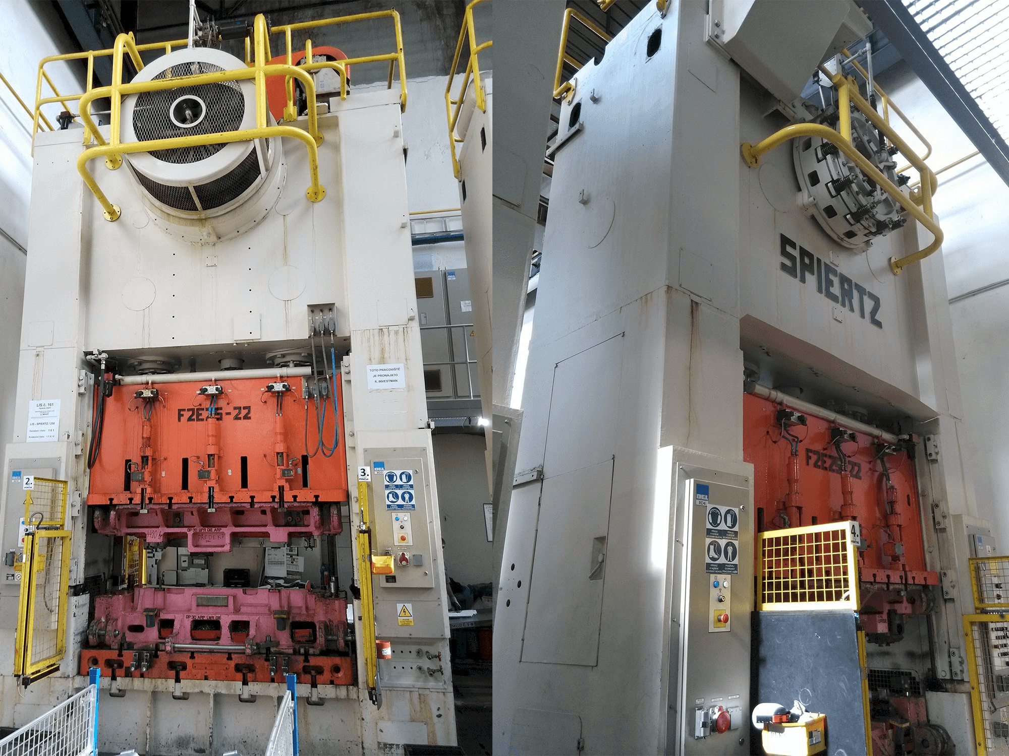Widok z przodu maszyny Spiertz F2E 25x2.2