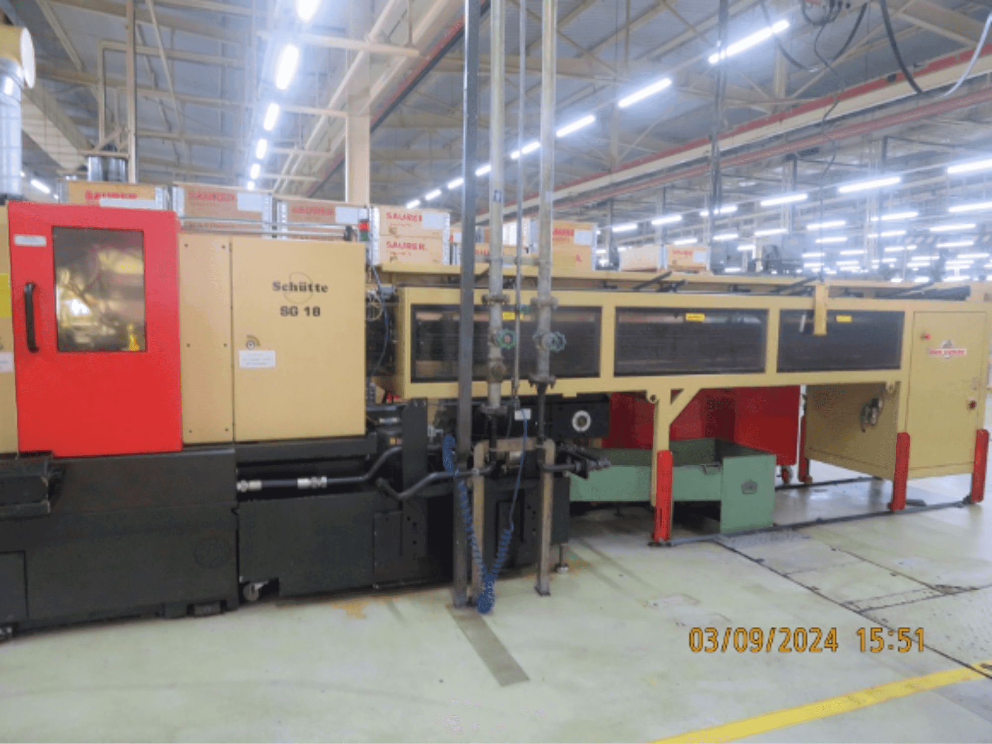 Widok z przodu maszyny Schütte SG18