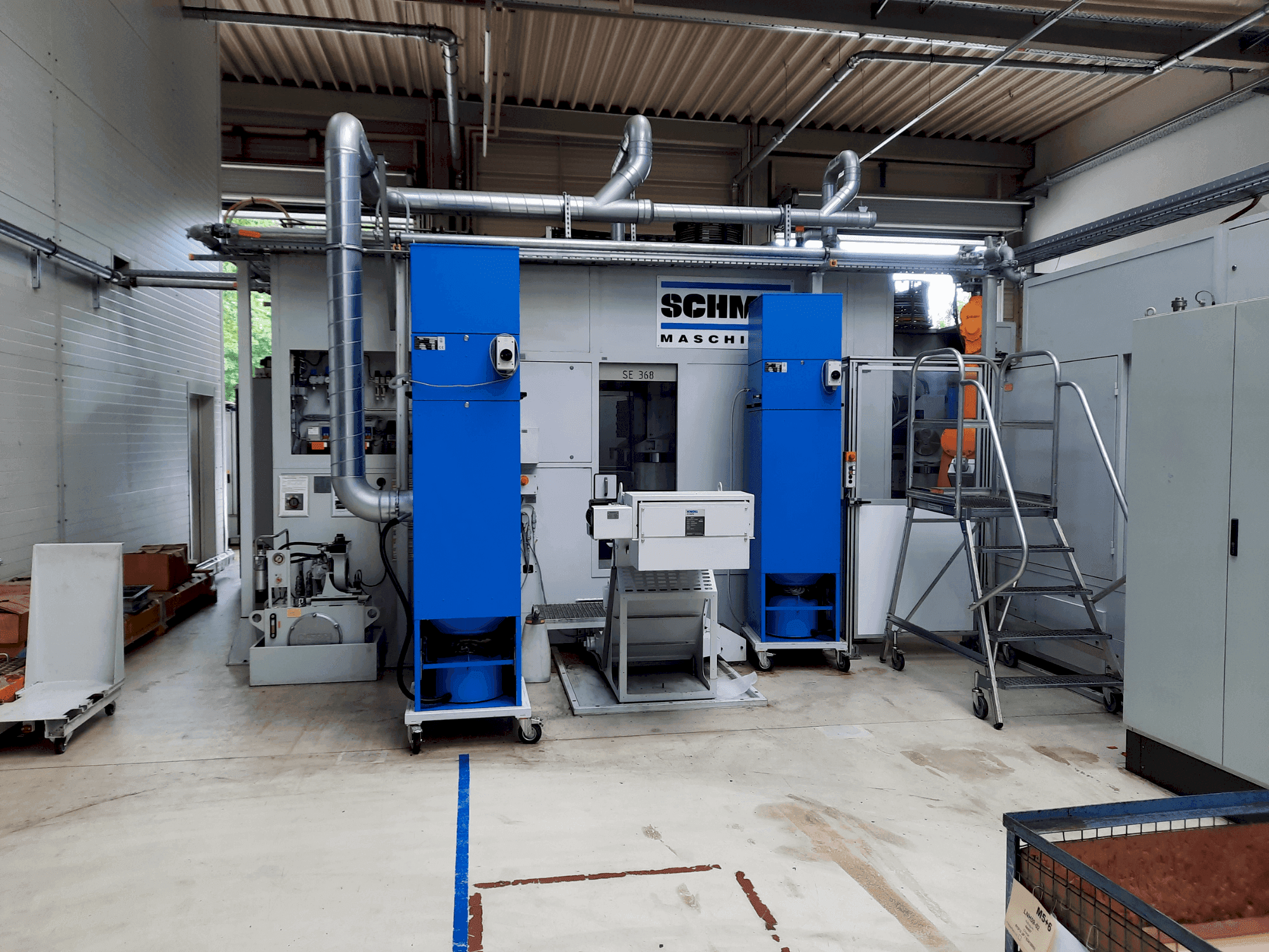 Widok z przodu maszyny SCHMID SE 368