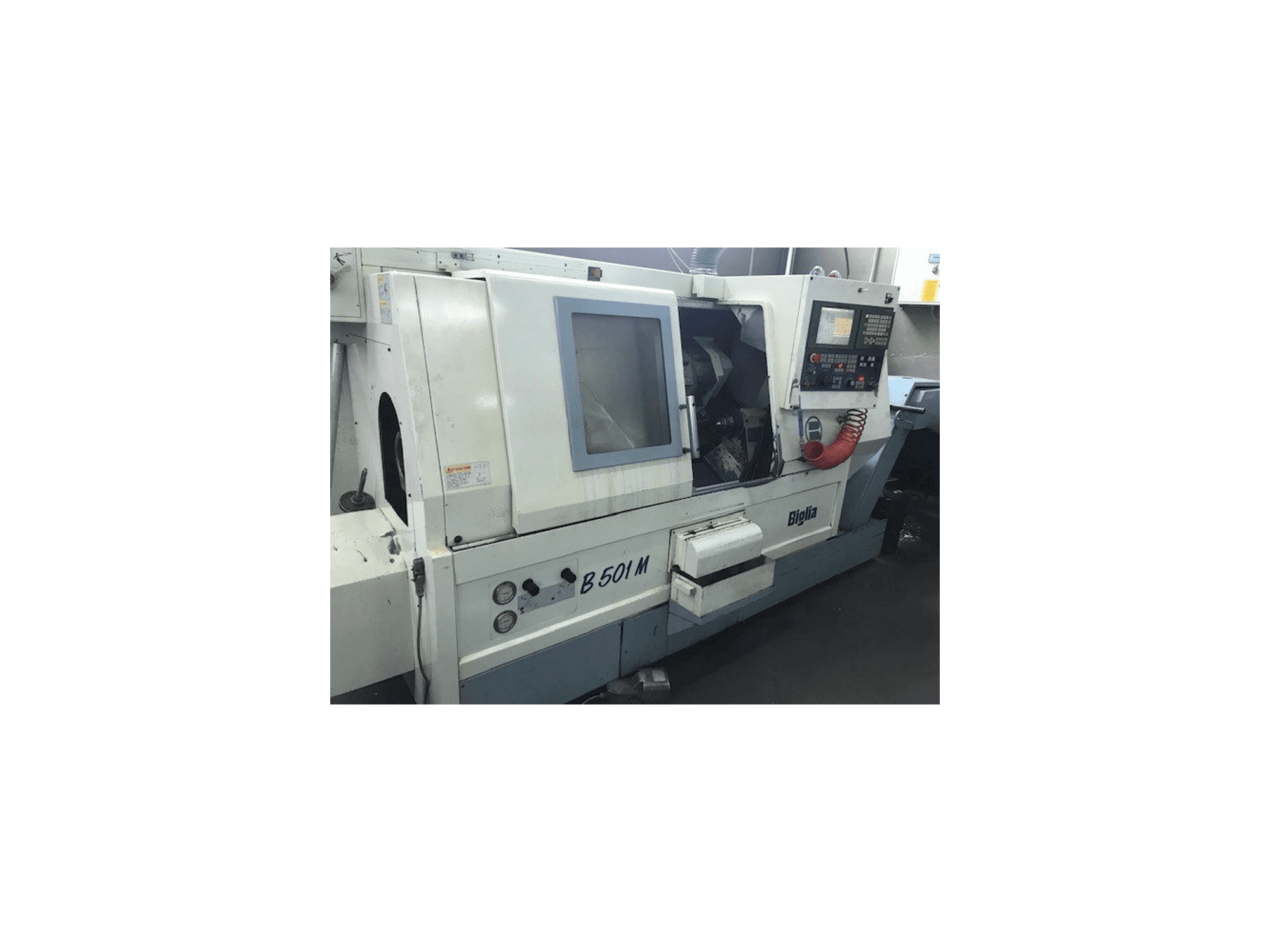 Widok z przodu maszyny Biglia B501