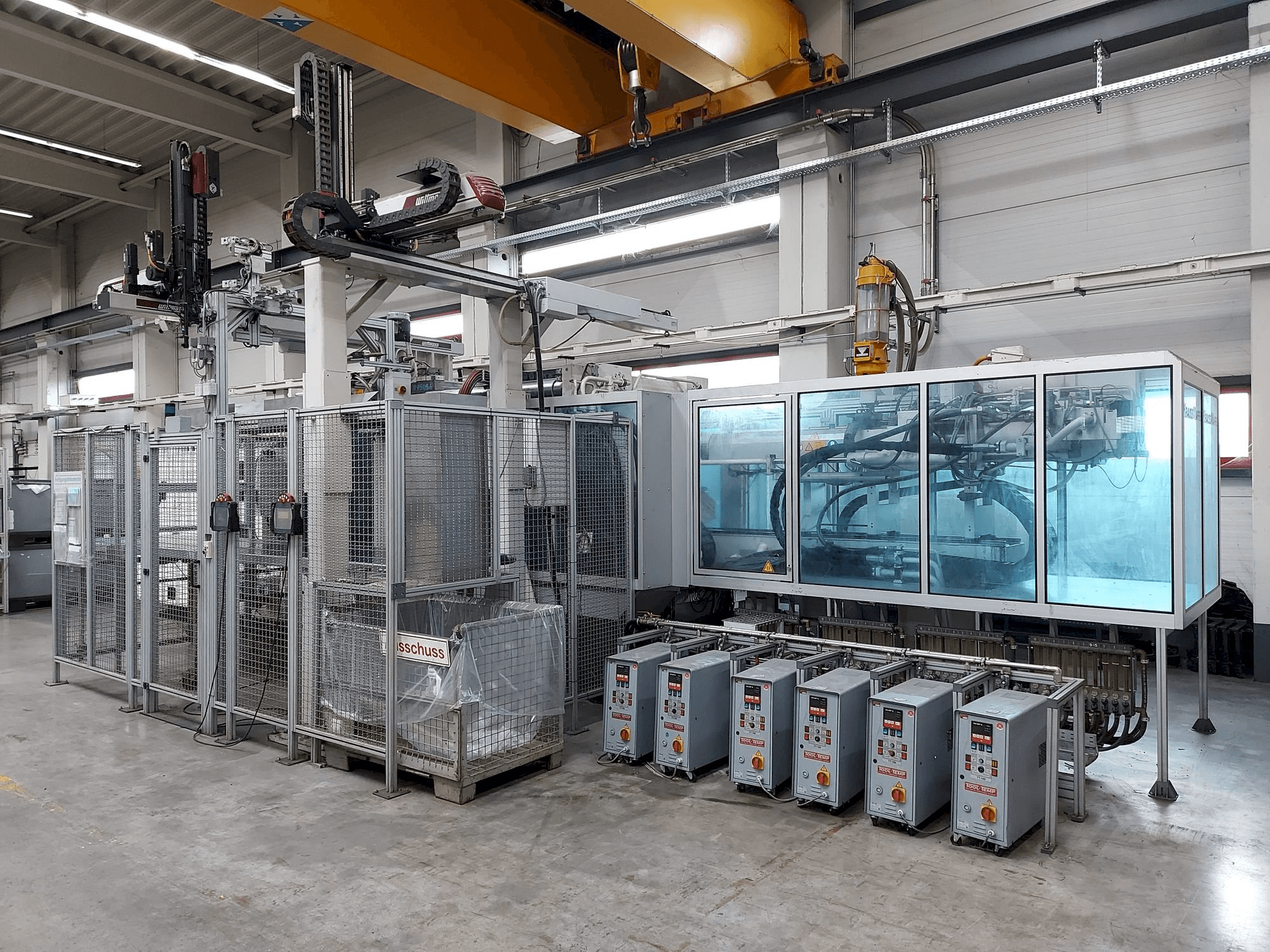 Widok z przodu maszyny Krauss Maffei 650 Tandem