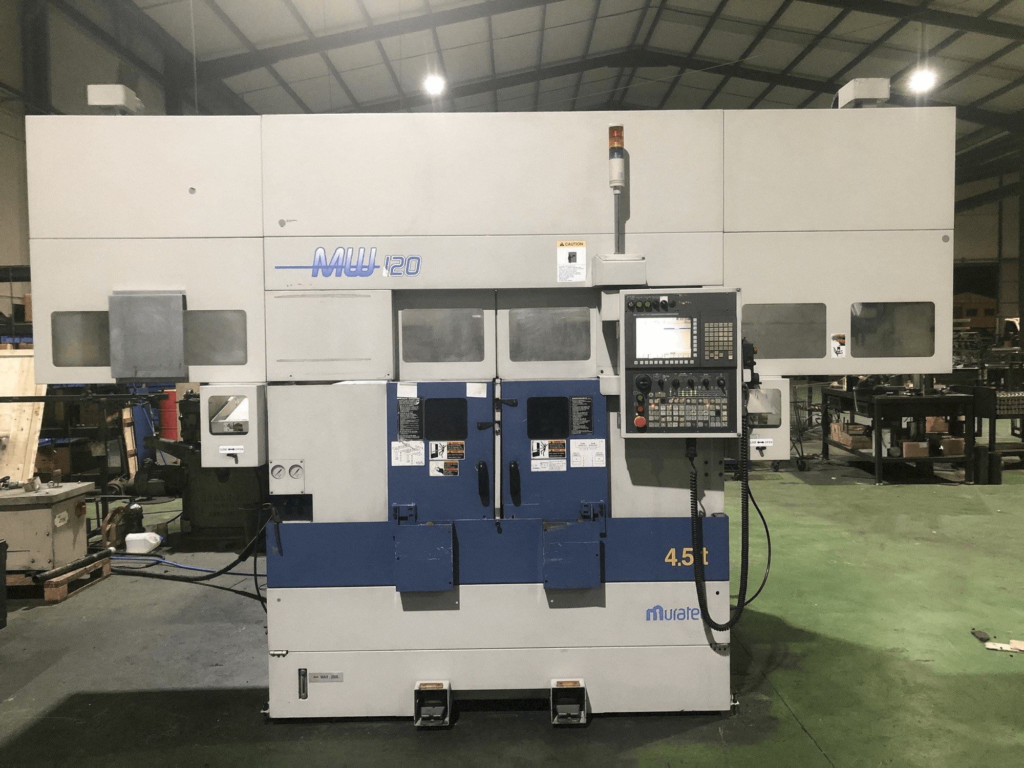 Widok z przodu maszyny Muratec MW 120 GT