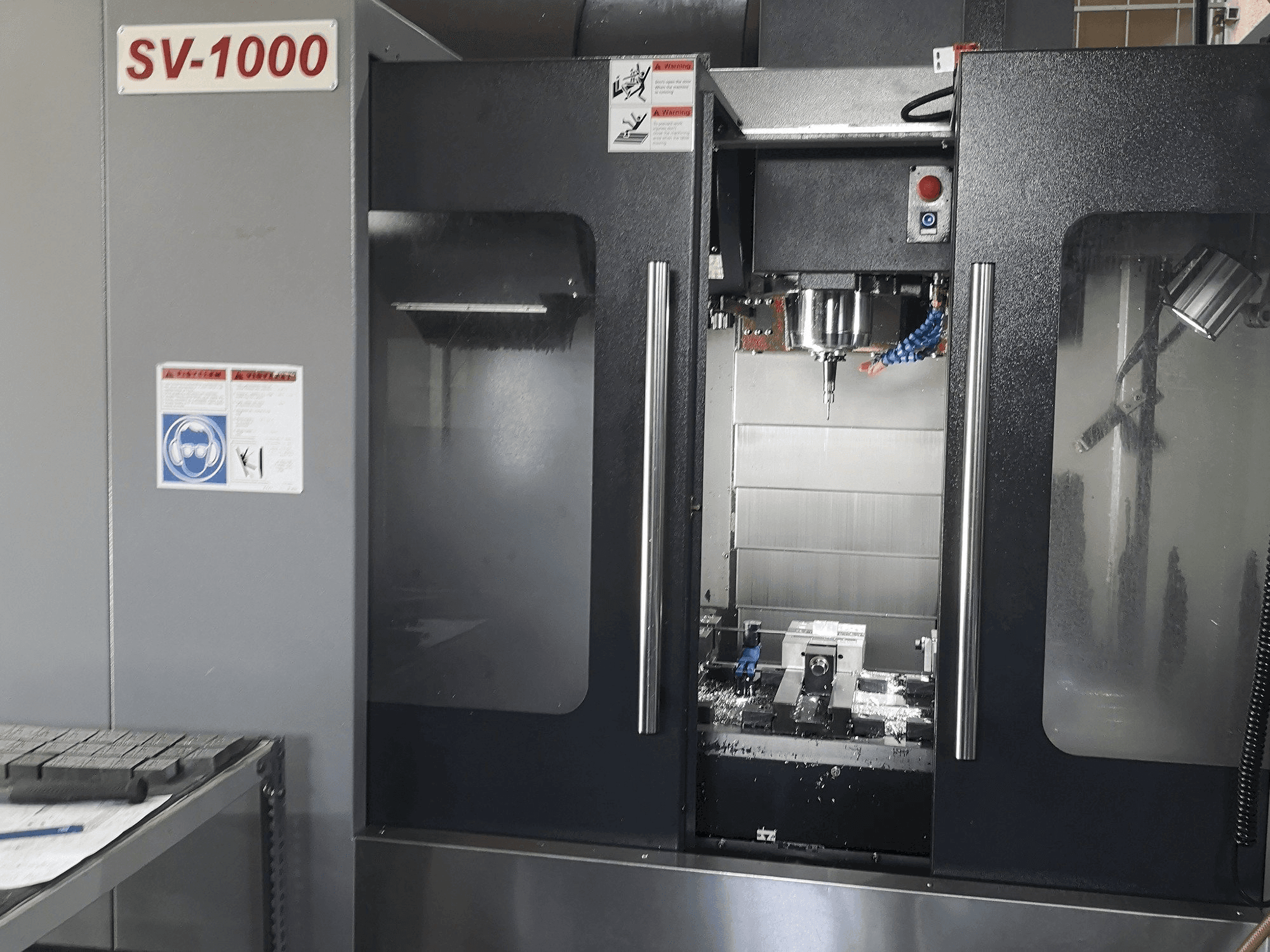 Widok z przodu maszyny NCT KAFO SV-1000