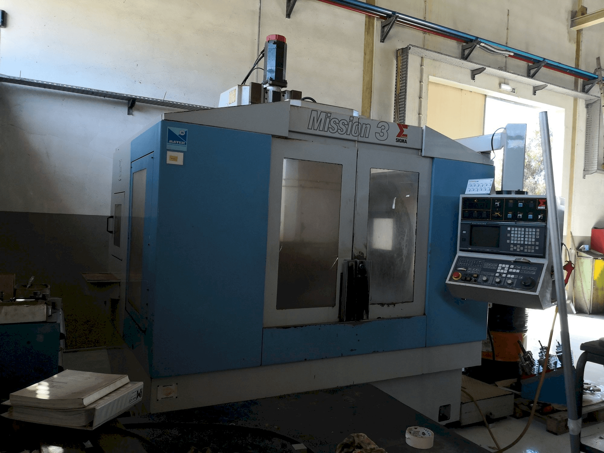 Widok z przodu maszyny Sigma Mission 3