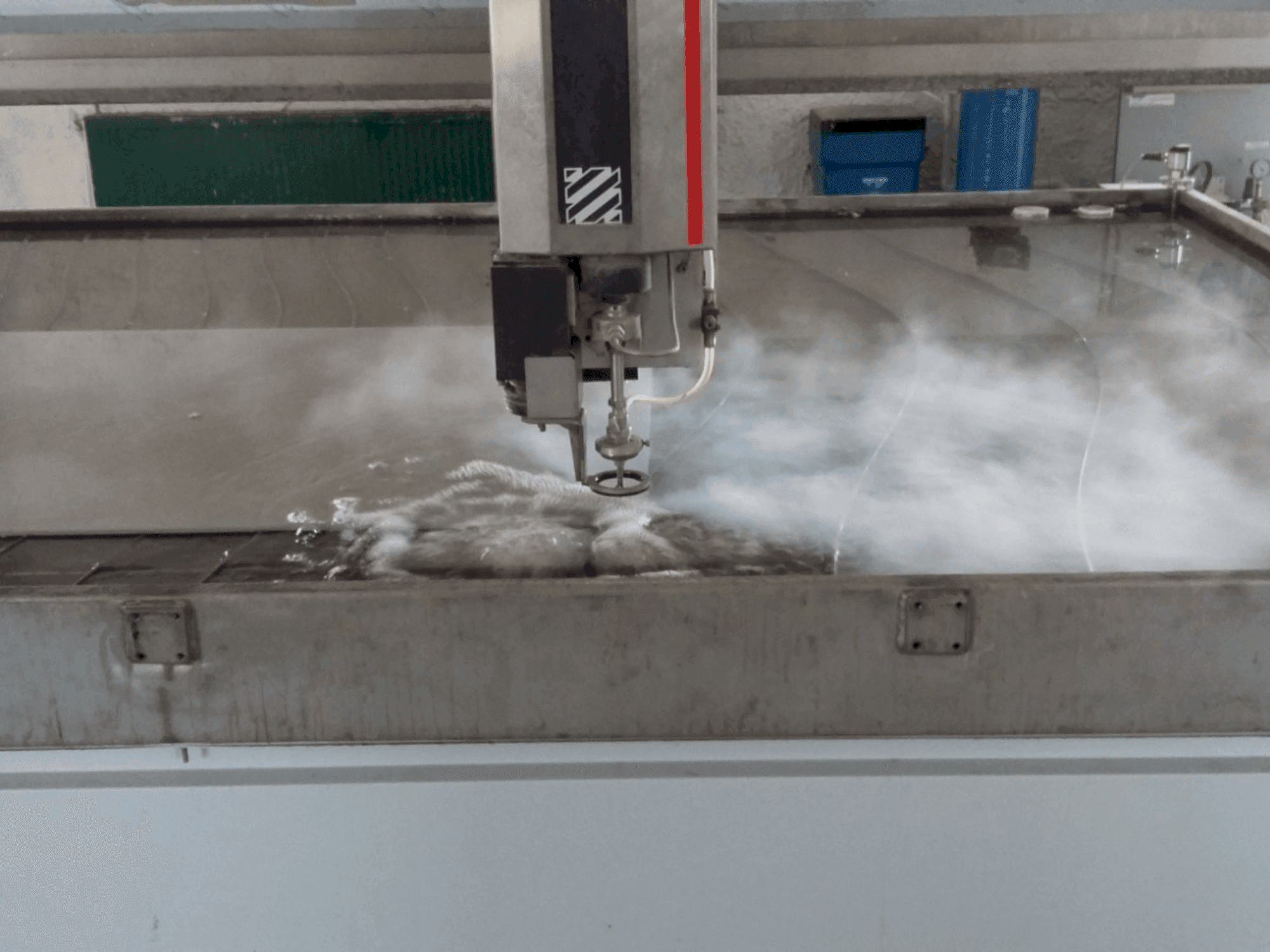 Obszar pracy maszyny Intermac primus 322 (2014)