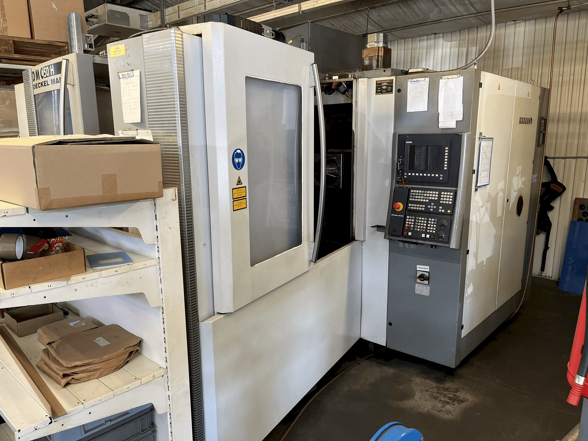 Widok z przodu maszyny DMG MORI DMC 50H