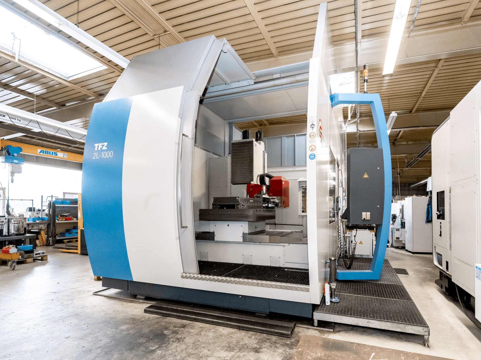 Widok z przodu maszyny SAMAG TFZ 2L-1000