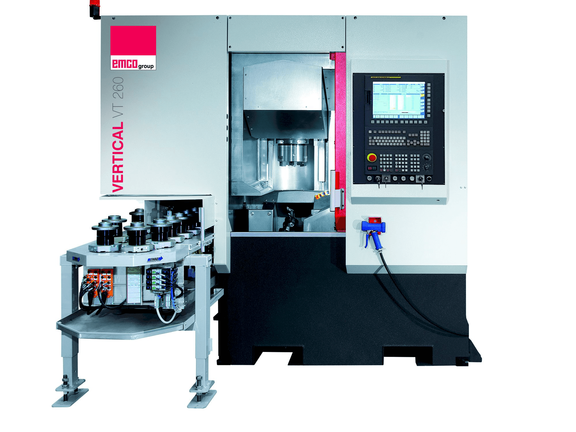 Widok z przodu maszyny EMCO VT260 MY