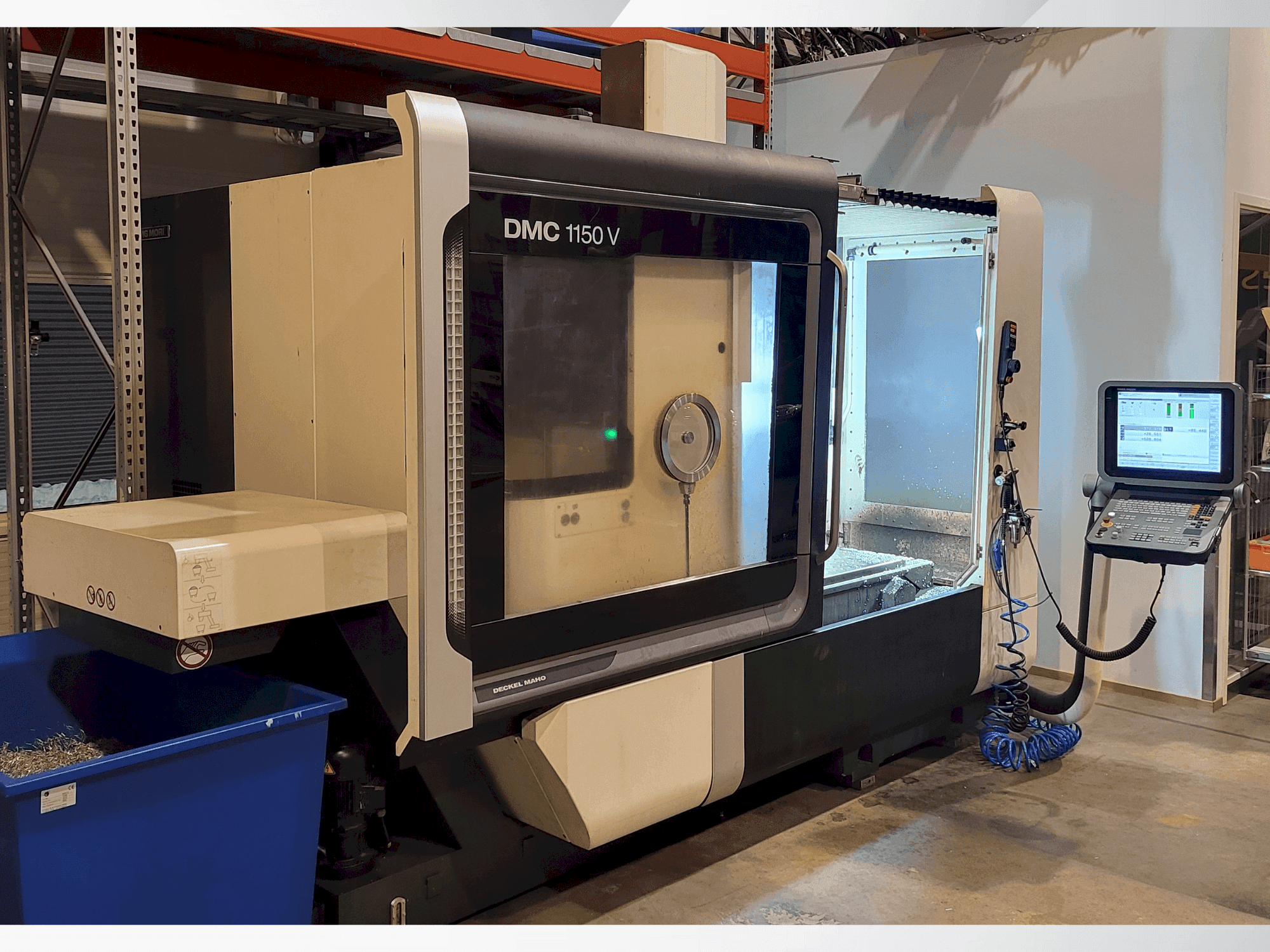 Widok z przodu maszyny DMG MORI DMC1150V