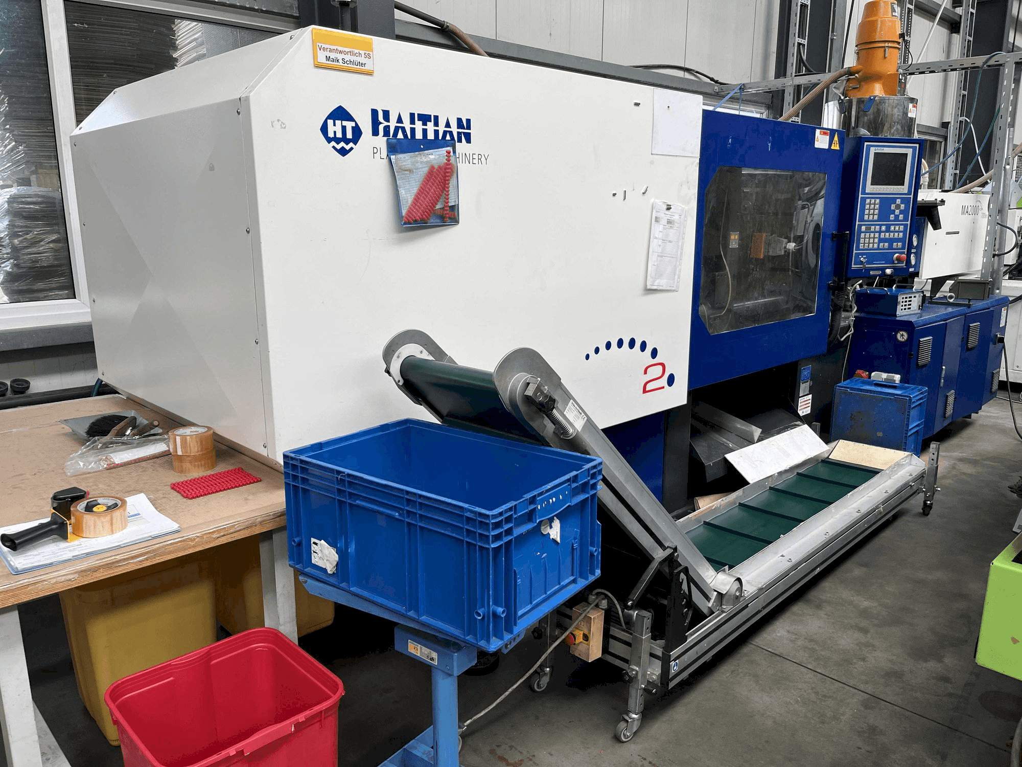 Widok z przodu maszyny HAITIAN MA2000 II/700eco