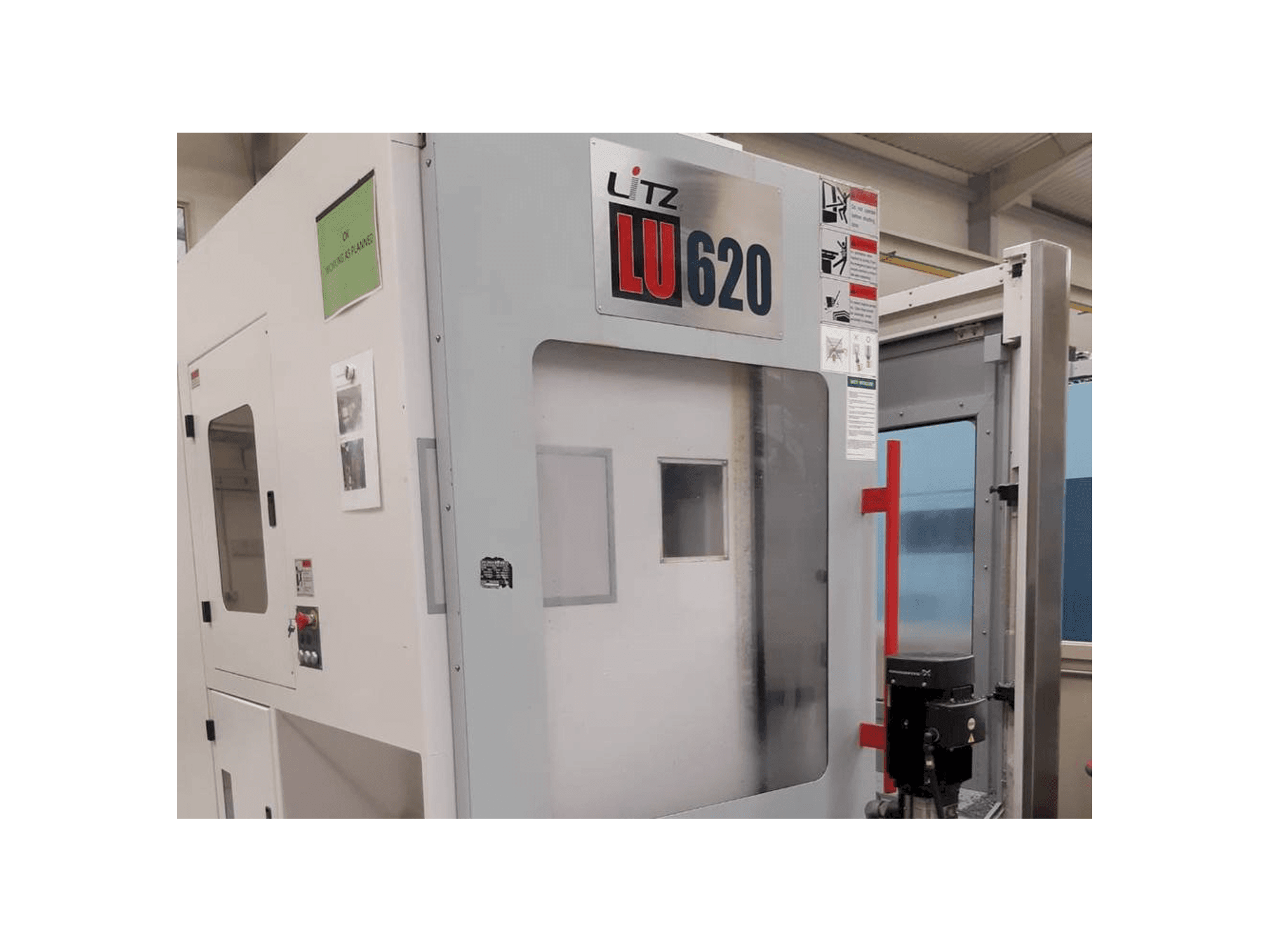 Widok z przodu maszyny Litz LU 620