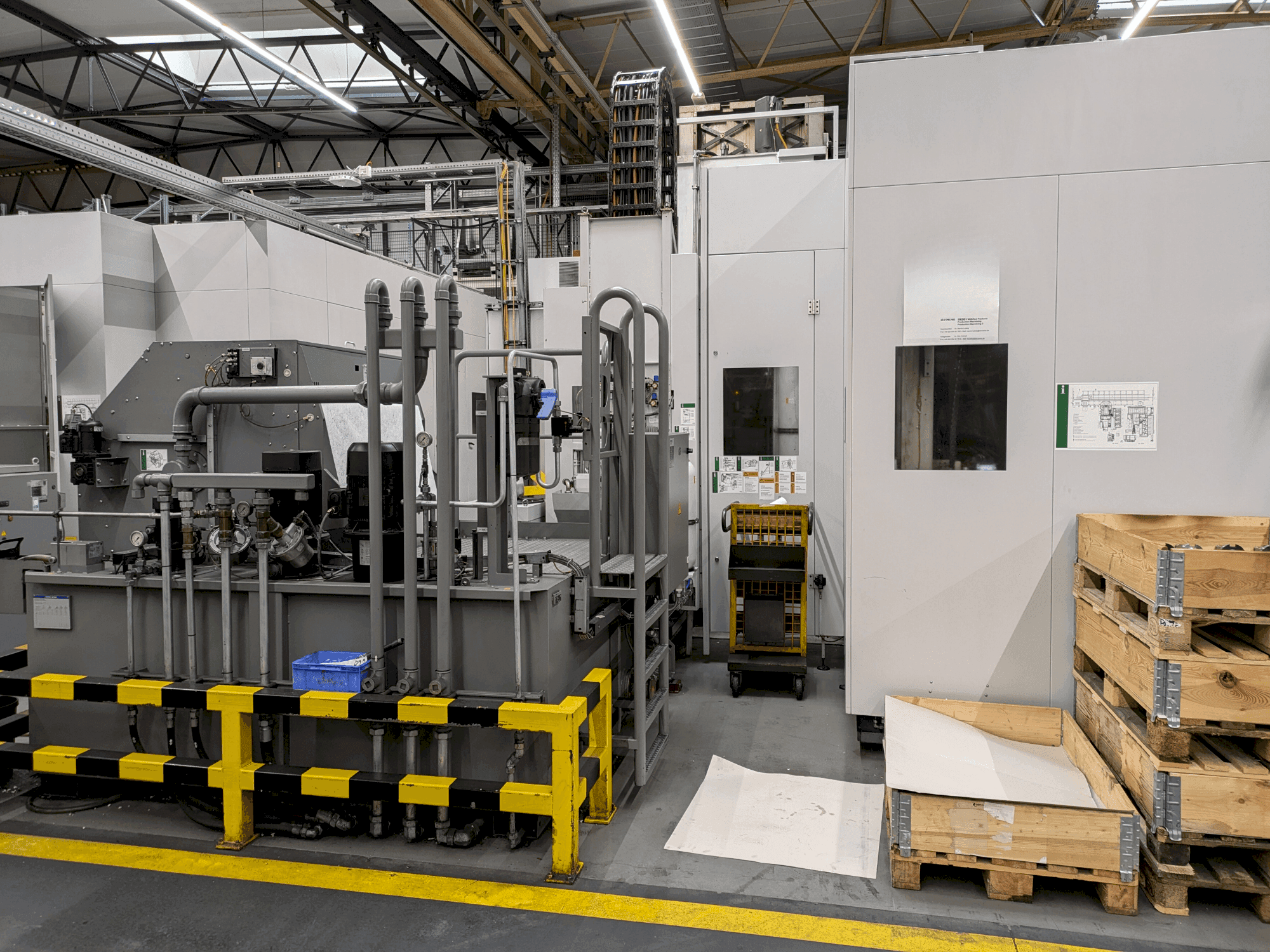 Widok z przodu maszyny Heckert HEC 1000 H/V