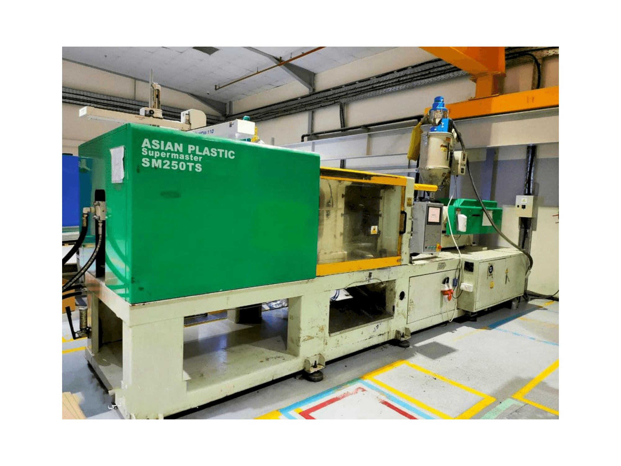 Widok z przodu maszyny Supermaster SM 250 TS