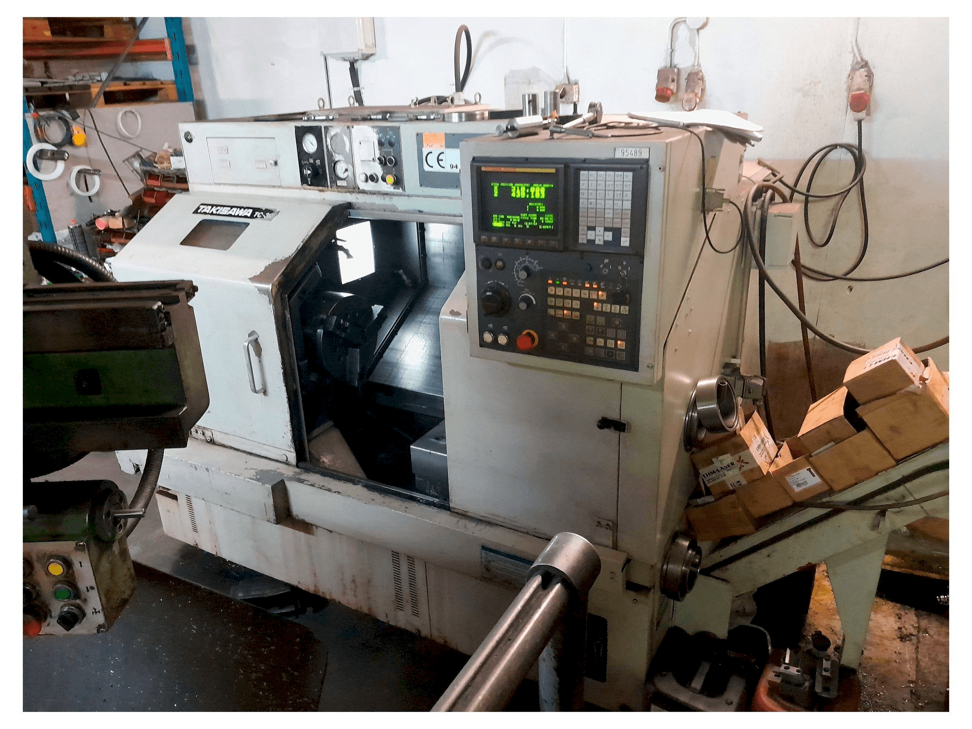 Widok z przodu maszyny Takisawa TC-30