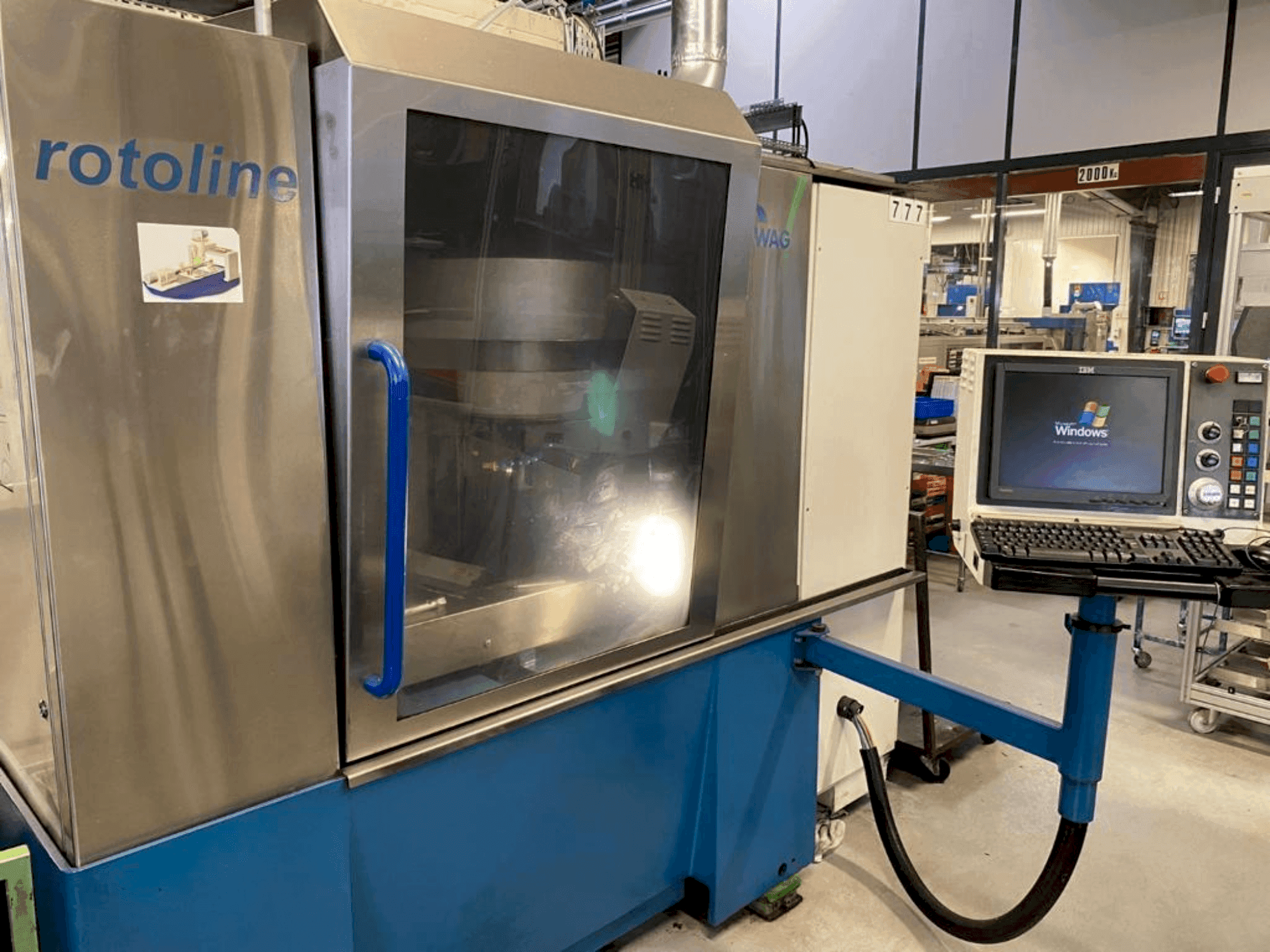 Widok z przodu maszyny EWAG ROTOLINE 6X