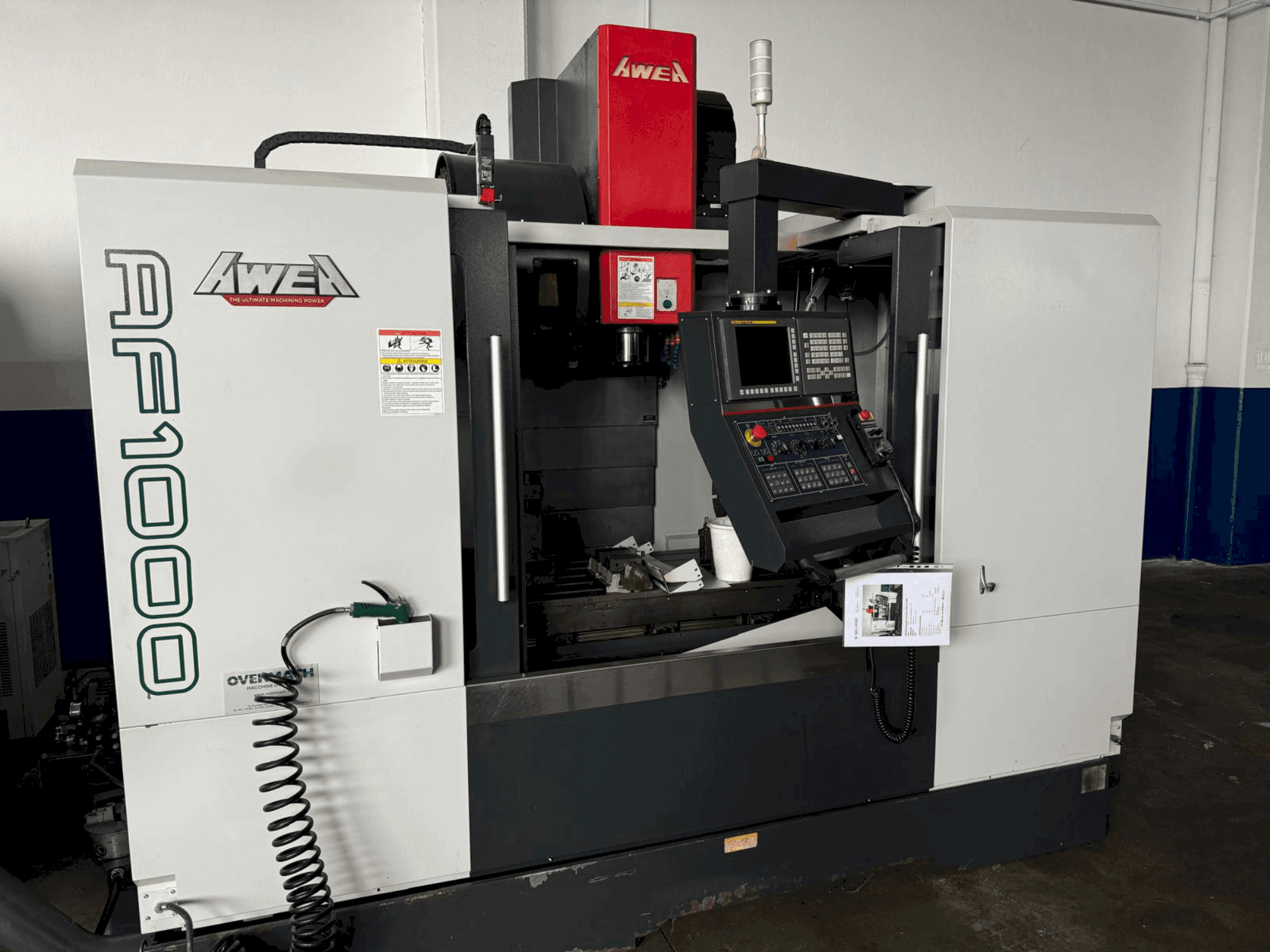 Widok z przodu maszyny AWEA AF-1000