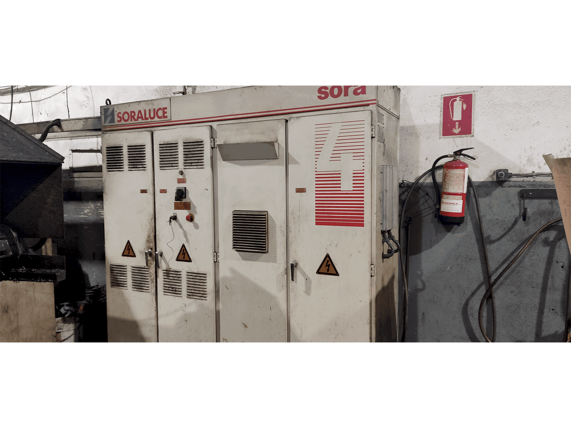 Widok z przodu maszyny Soraluce SORA 4