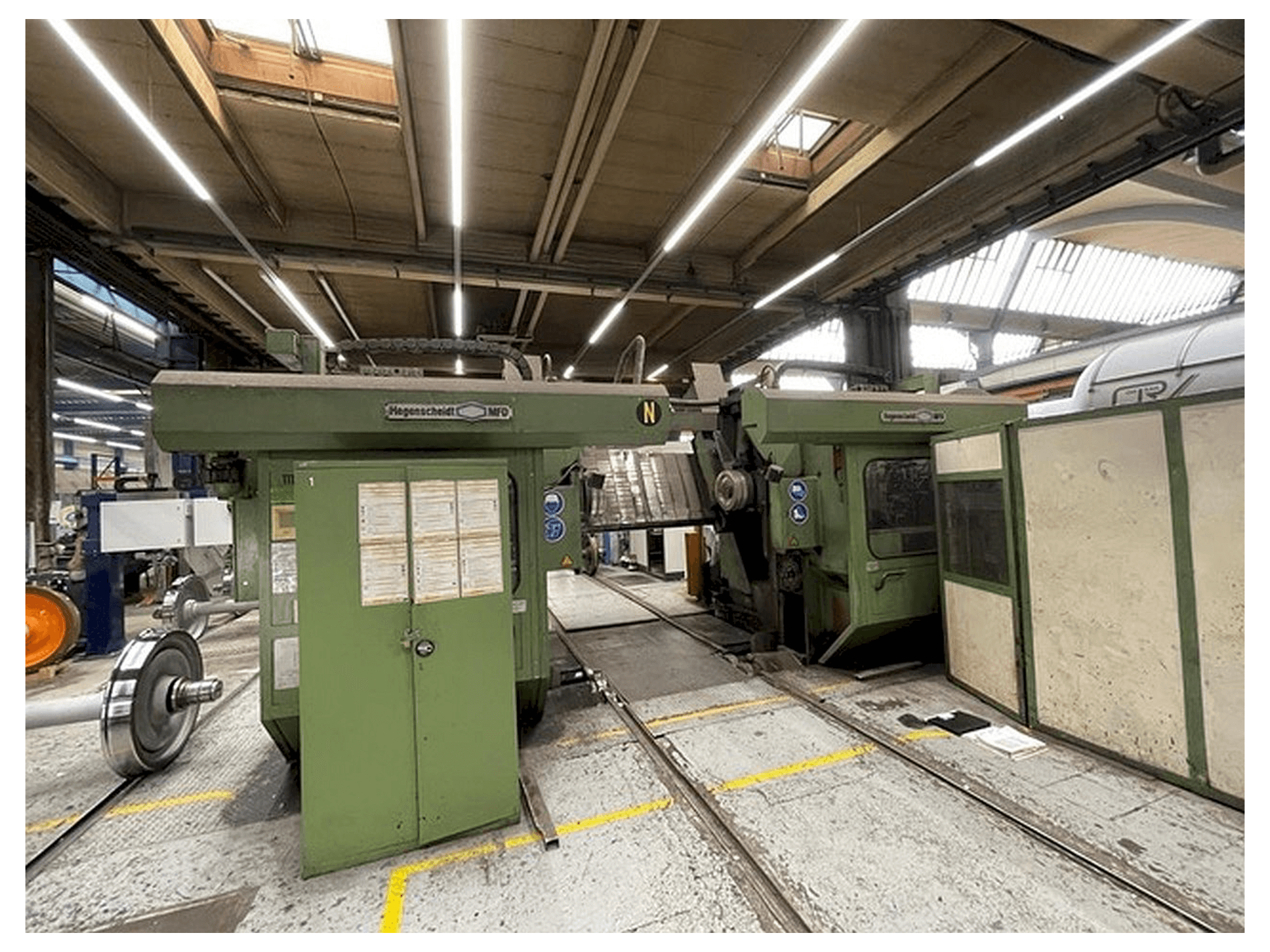 Widok z przodu maszyny Hegenscheidt PN 190