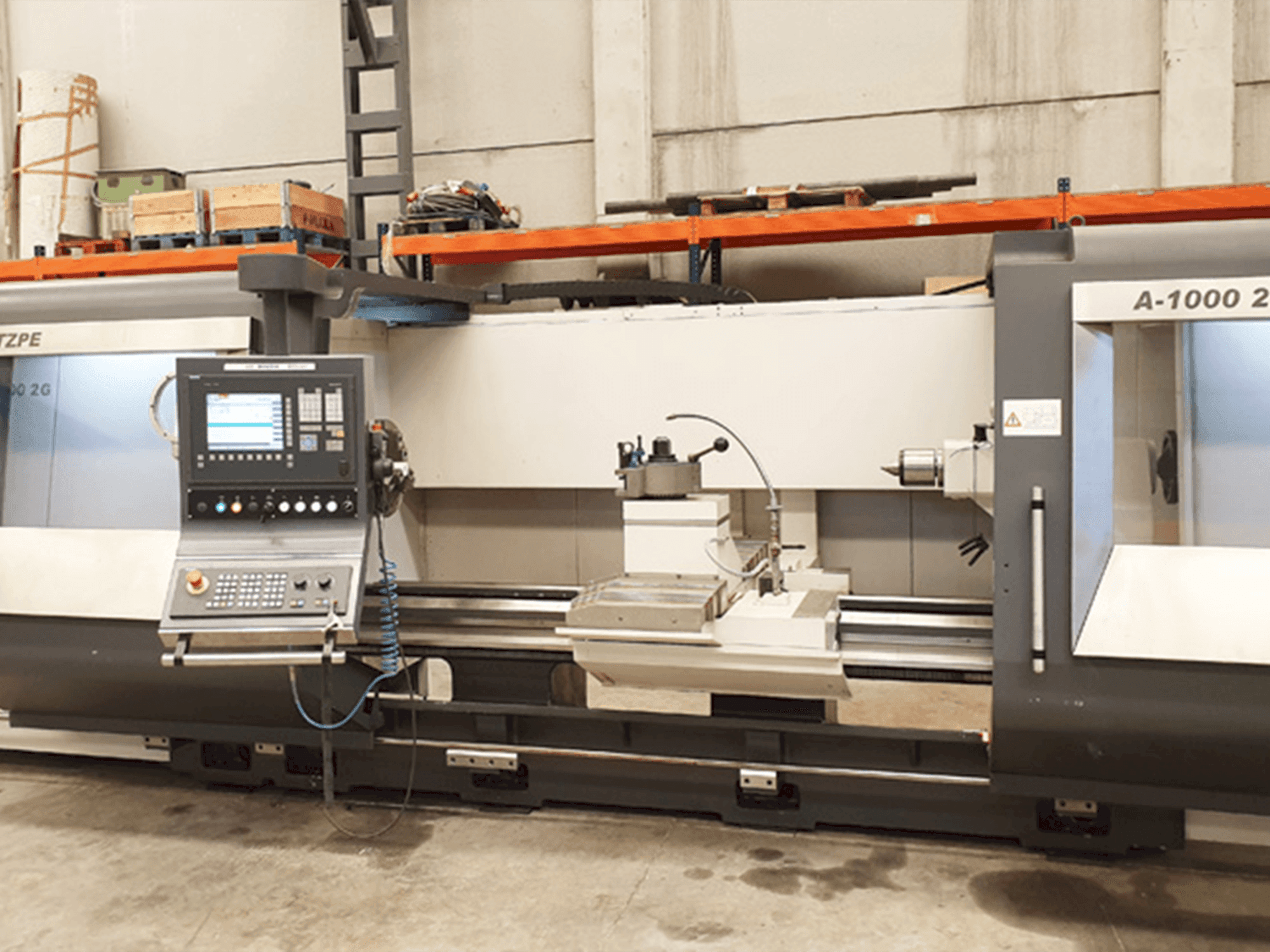 Widok z przodu maszyny Gurutzpe A-1000 2G