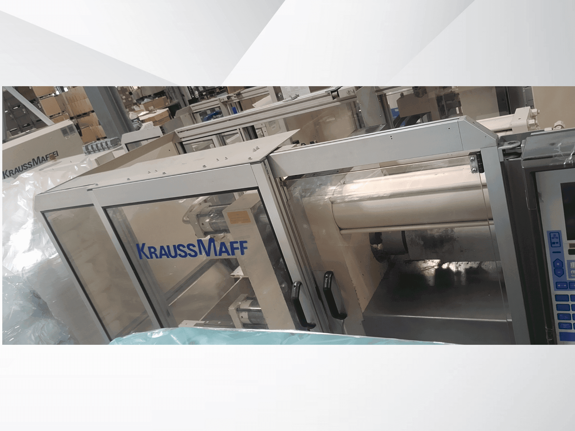 Widok z przodu maszyny Krauss Maffei 340 c2/80