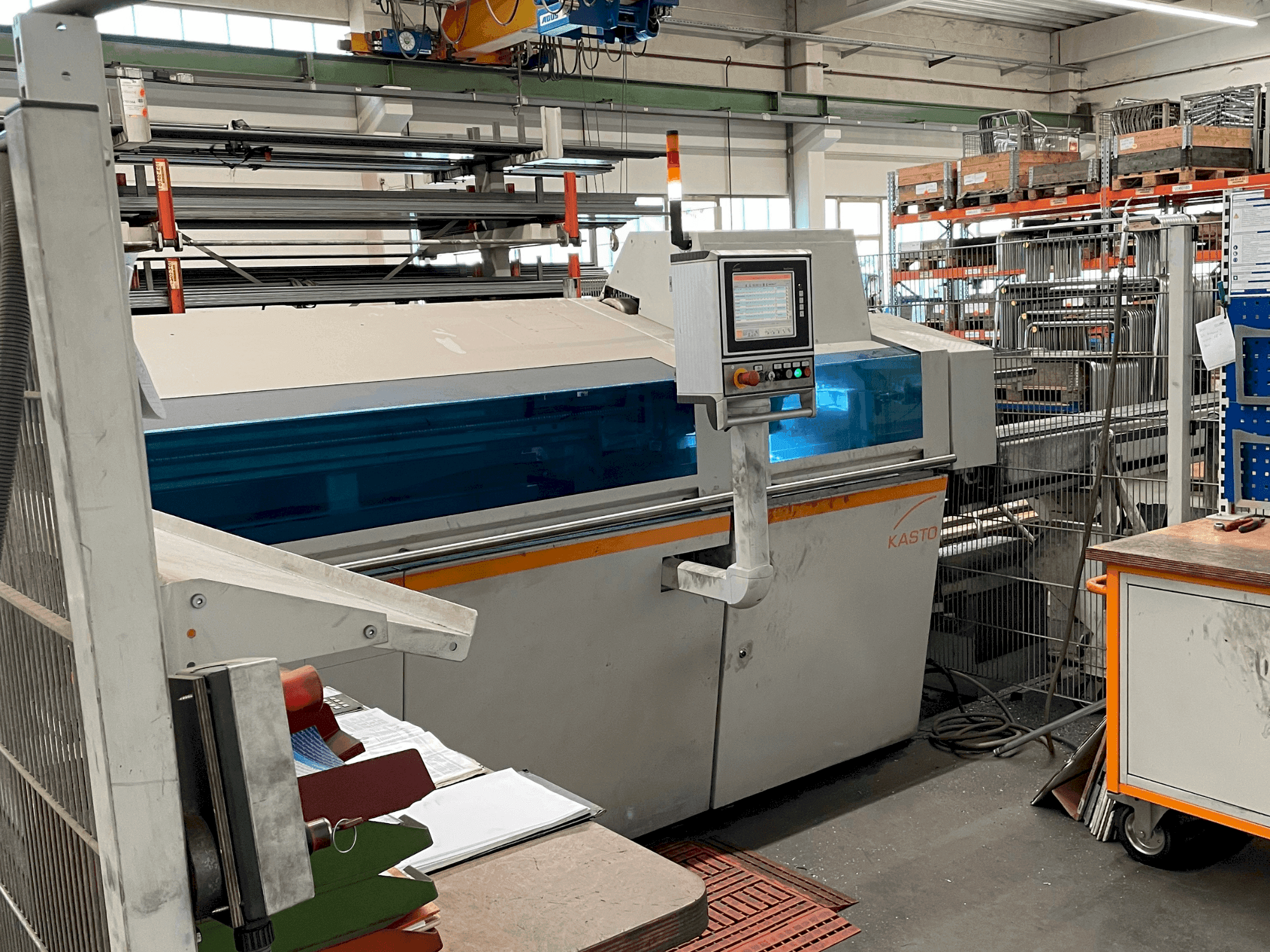 Widok z przodu maszyny KASTO KASTOflex F