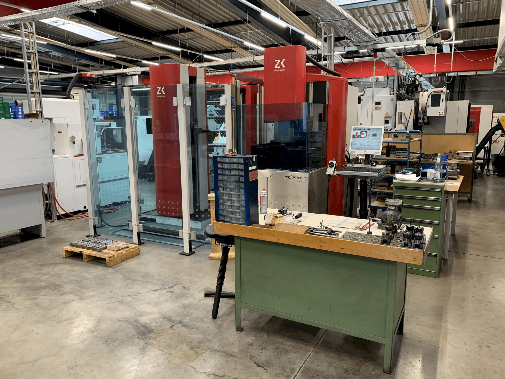 Widok z przodu maszyny ZK genius 700