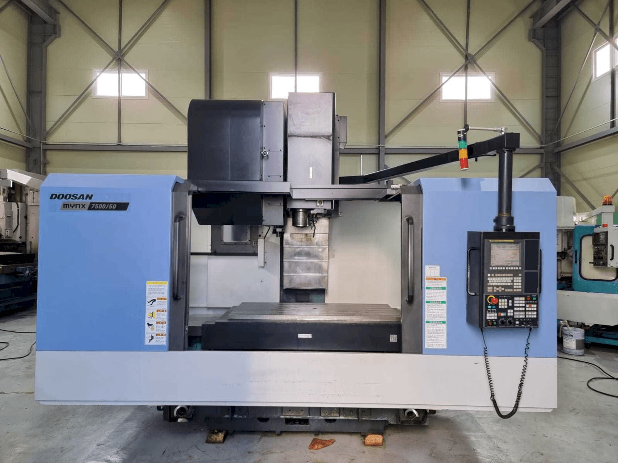 Widok z przodu maszyny Doosan Mynx 7500/50