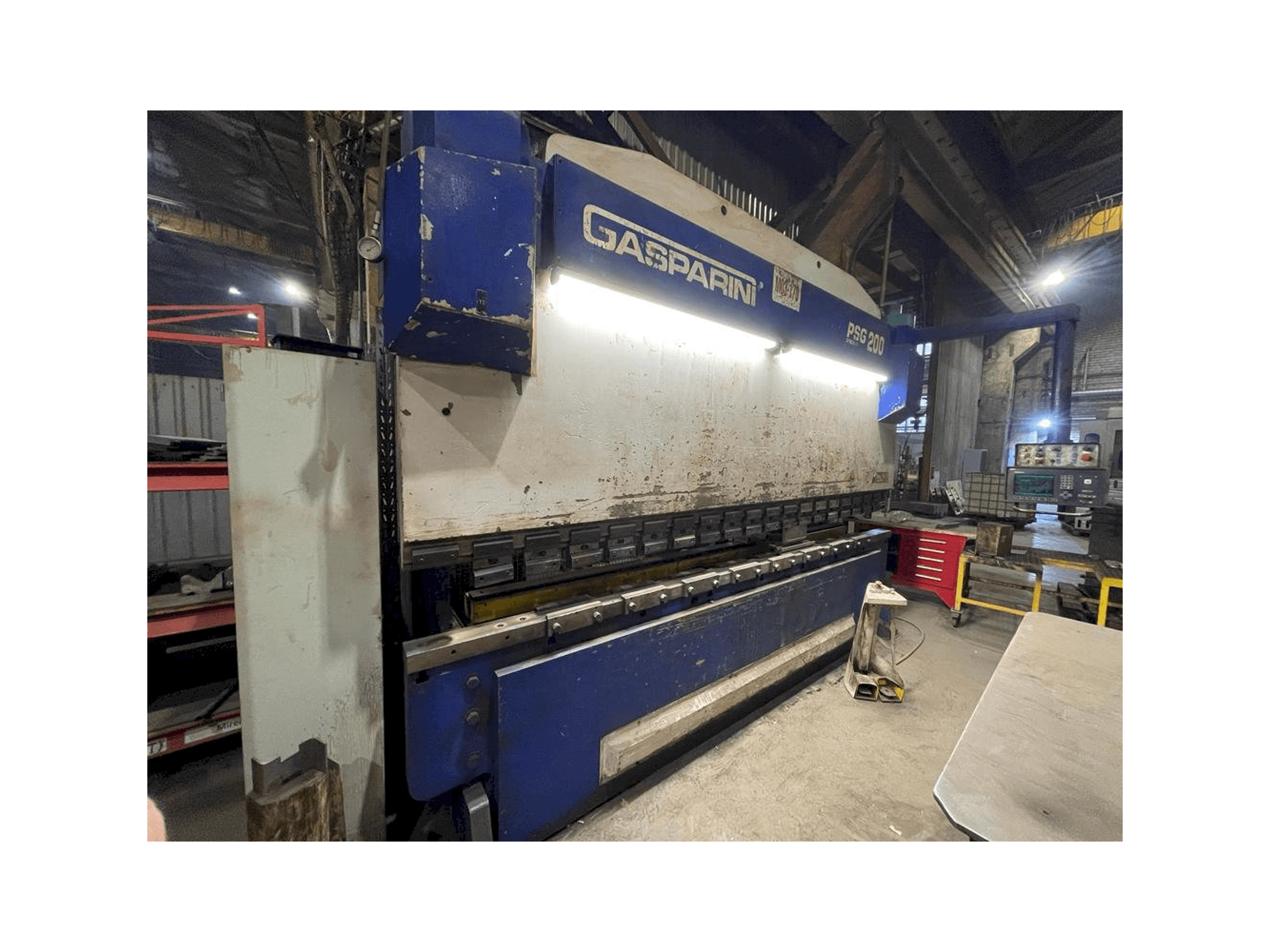 Widok z przodu maszyny GASPARINI PSG 200/4000
