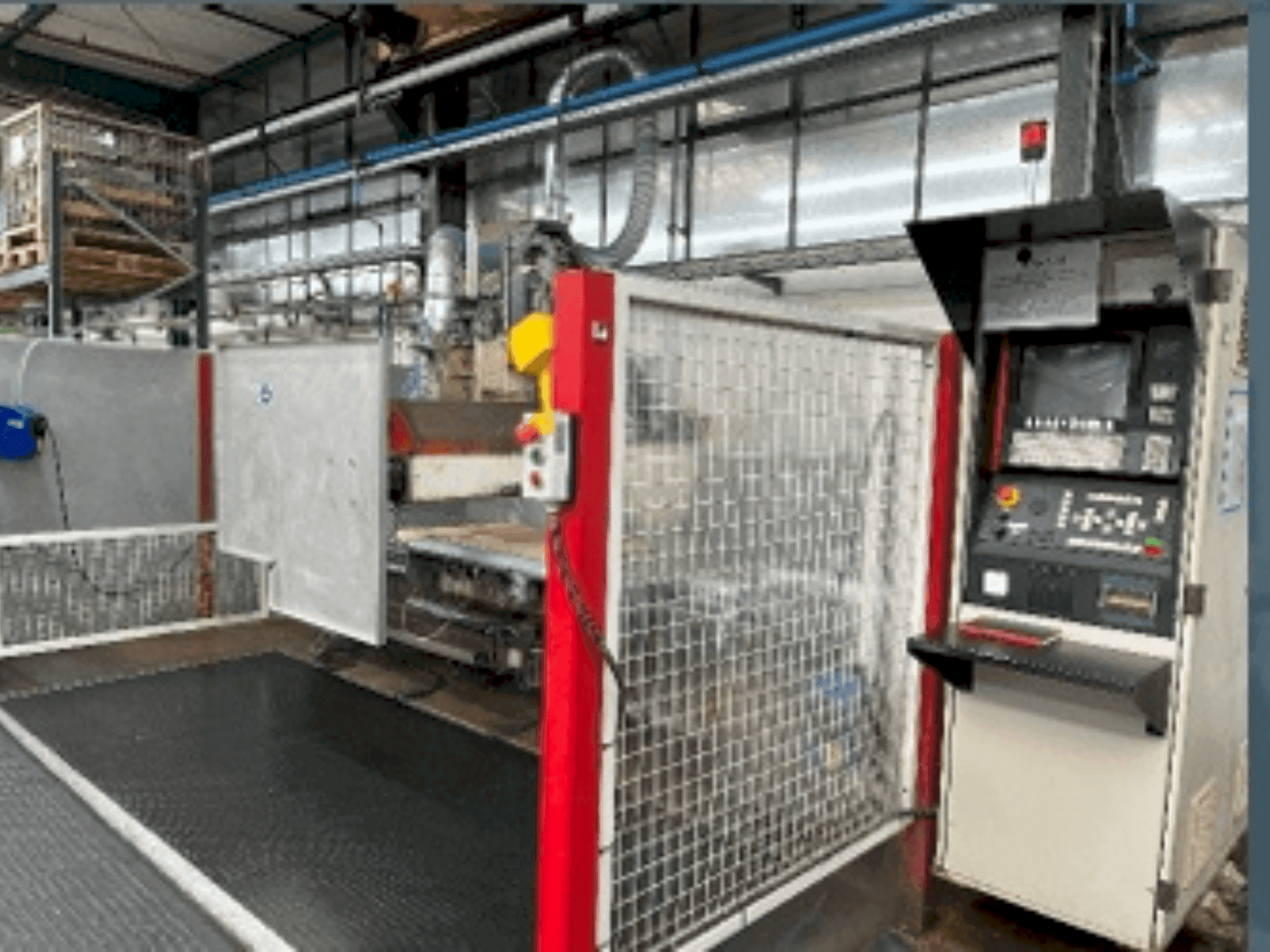 Widok z przodu maszyny IMA BIMA Quadroform C80/280